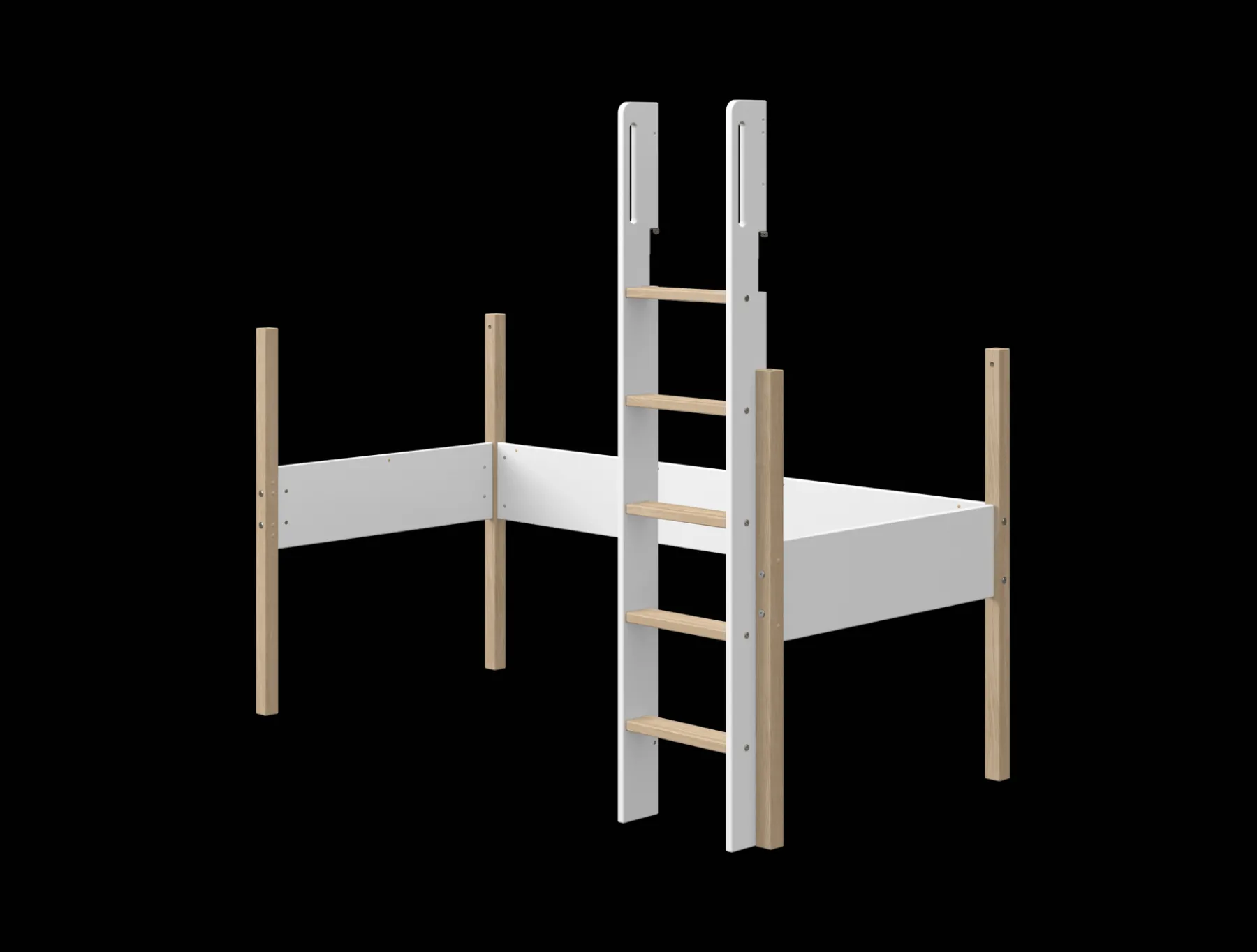 FLEXA Absturzsicherung, Leiter und Pfosten für Hochbett White/oak Best Sale