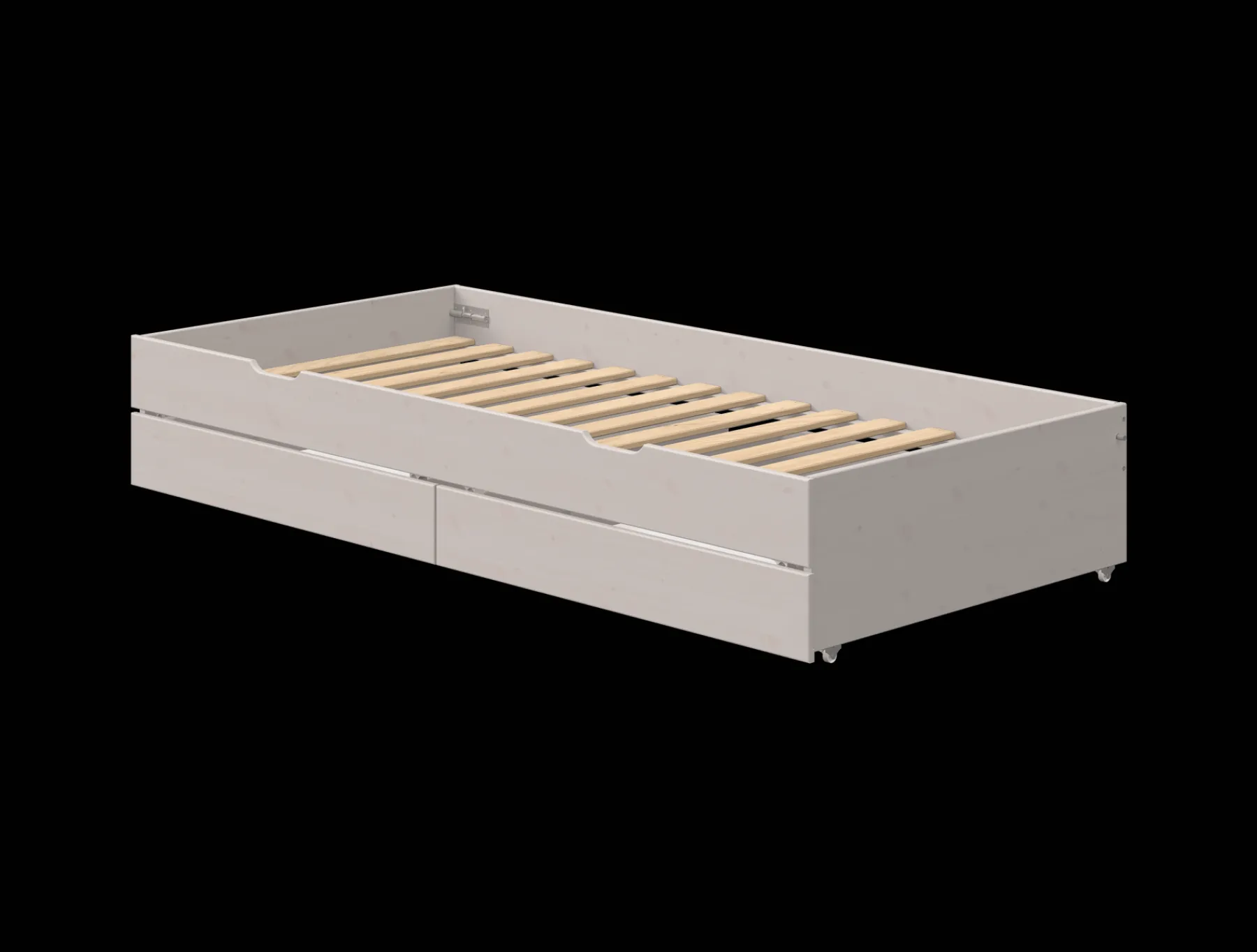 FLEXA Ausziehbett mit 2 Schubladen Greywashedpine Shop