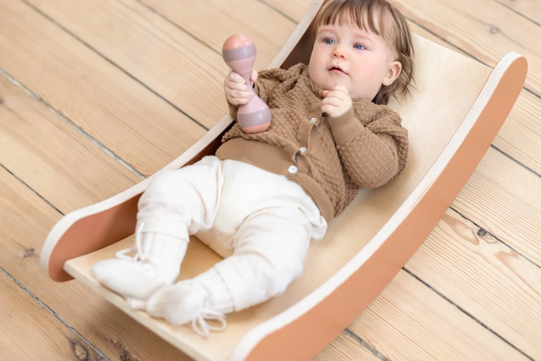 FLEXA Balancierbrett - mini Blush/birchplywood Hot