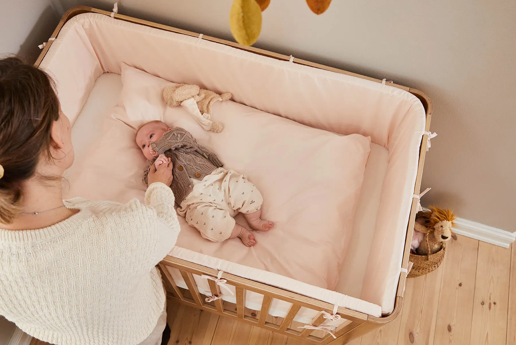 FLEXA Bettwäsche – Baby (70x100cm) Mauve Morn Mauvemorn Hot