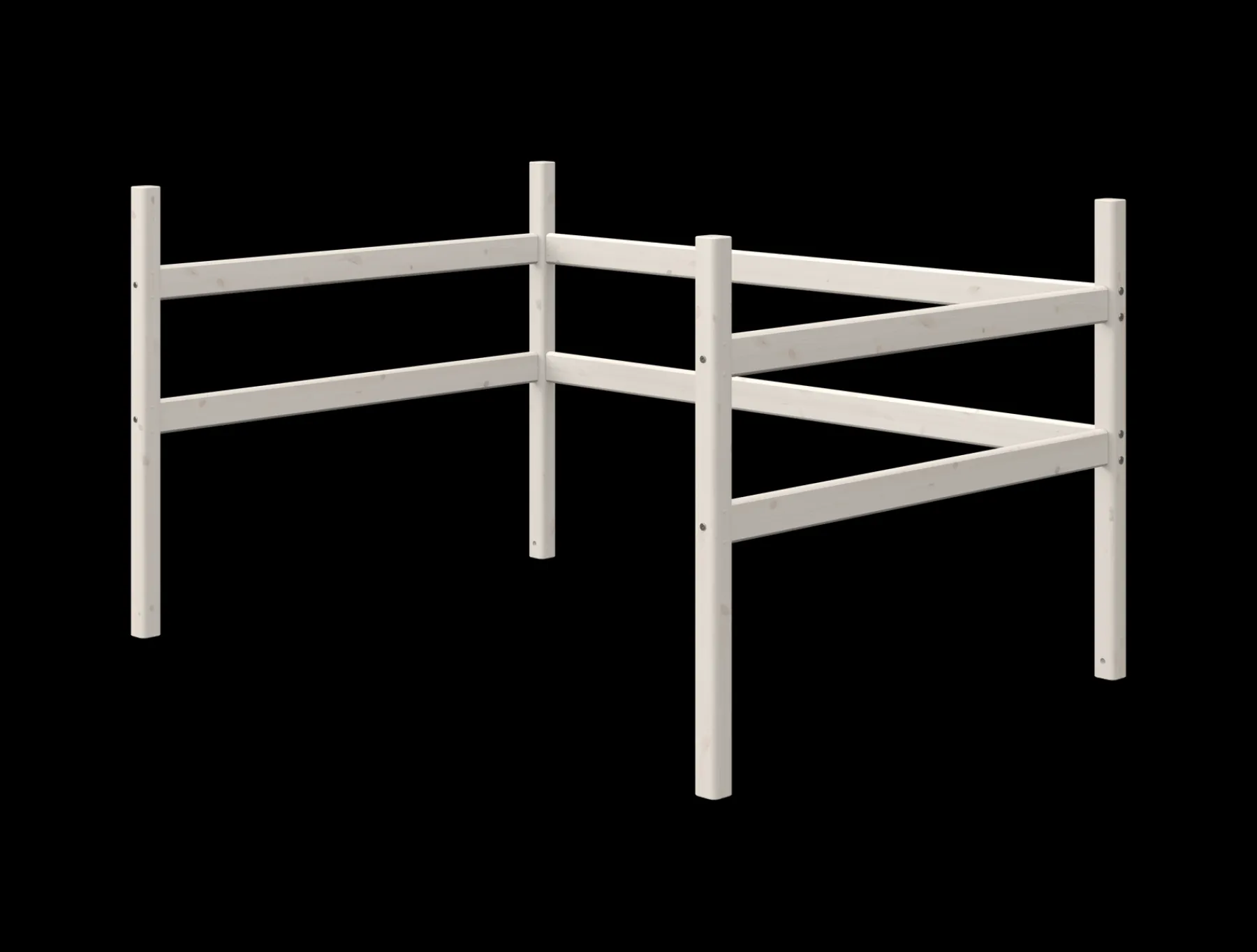 FLEXA Classic - Bettpfosten für Hochbett, 140 cm Whitewashedpine Shop