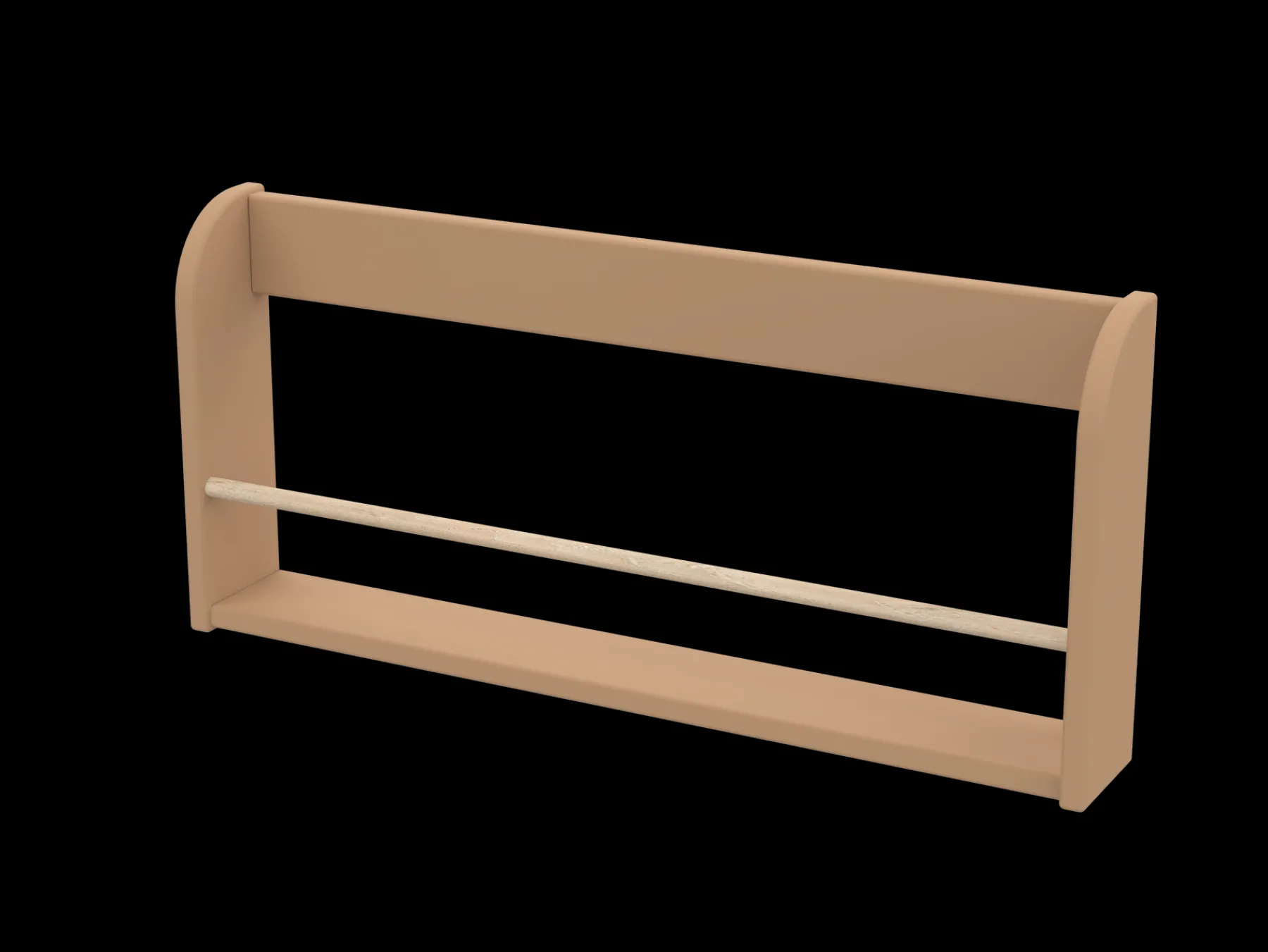 FLEXA DOTS Buchablage, 75 cm, MDF, Latte Hot