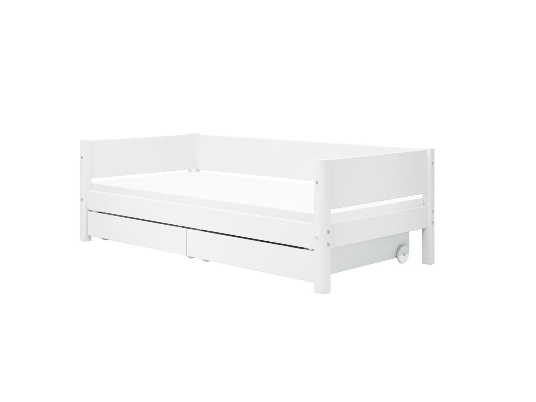 FLEXA Einzelbett White Cheap