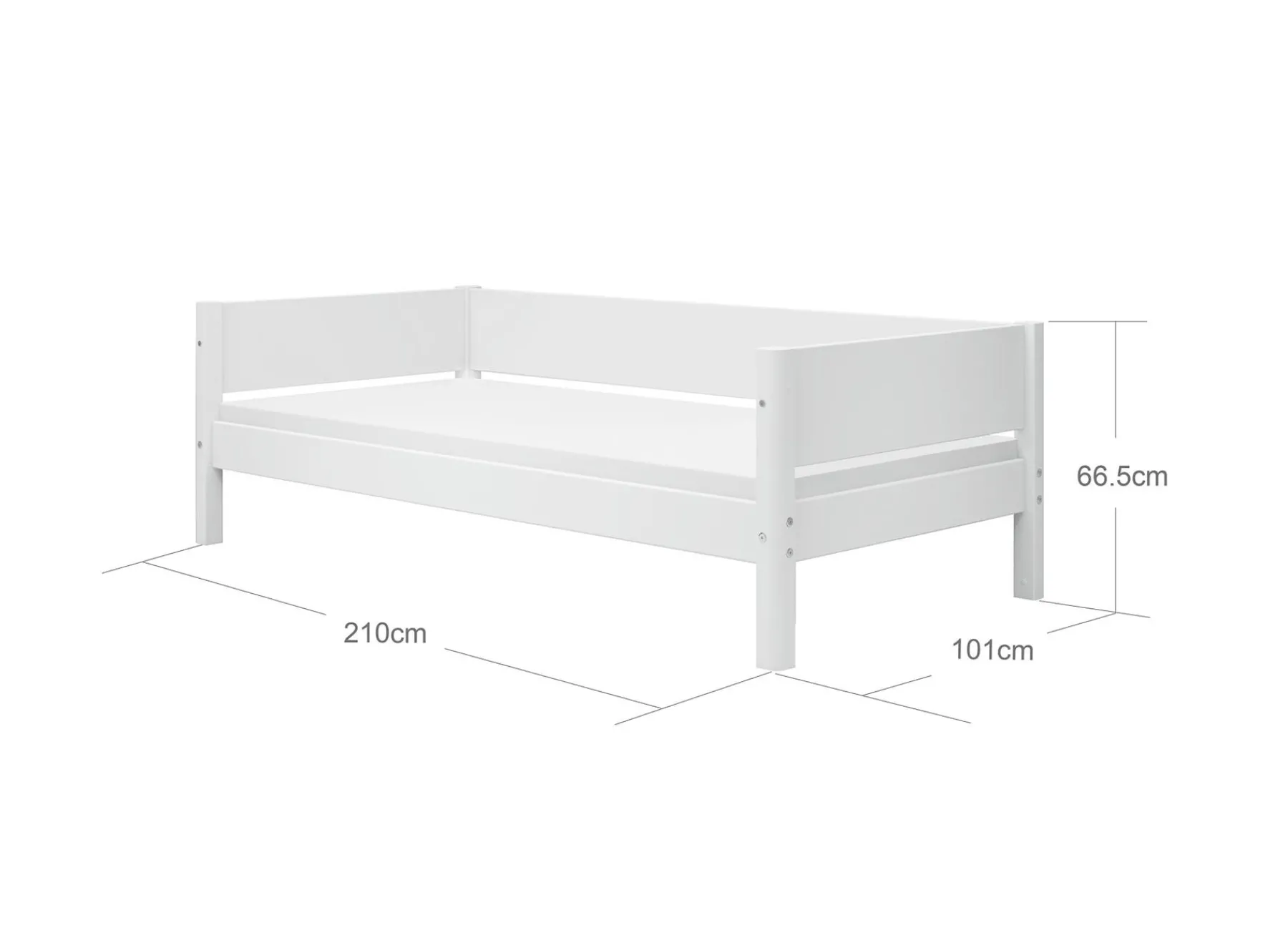 FLEXA Einzelbett White Clearance
