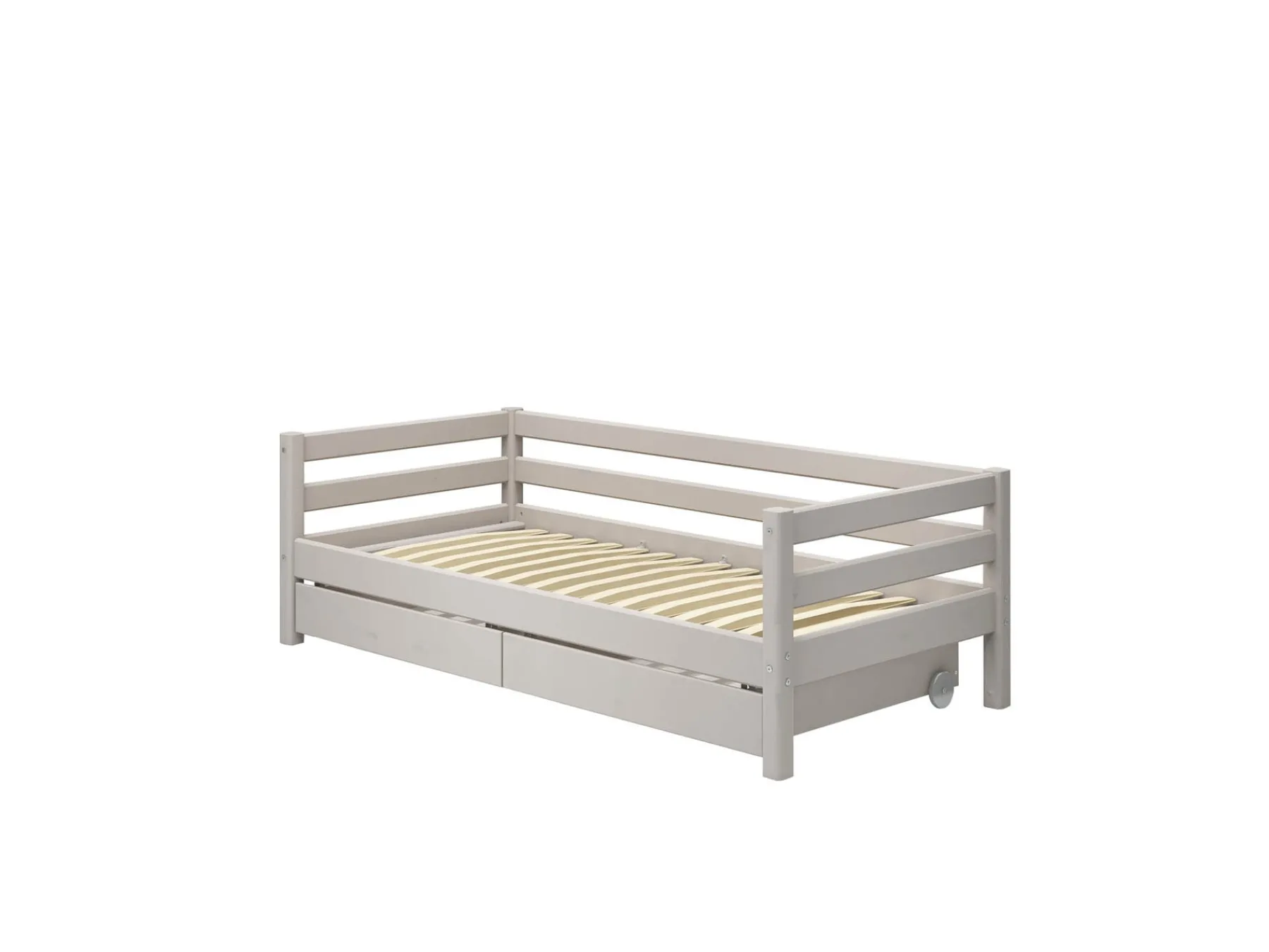 FLEXA Einzelbett mit 2 Schubladen Greywashedpine Fashion