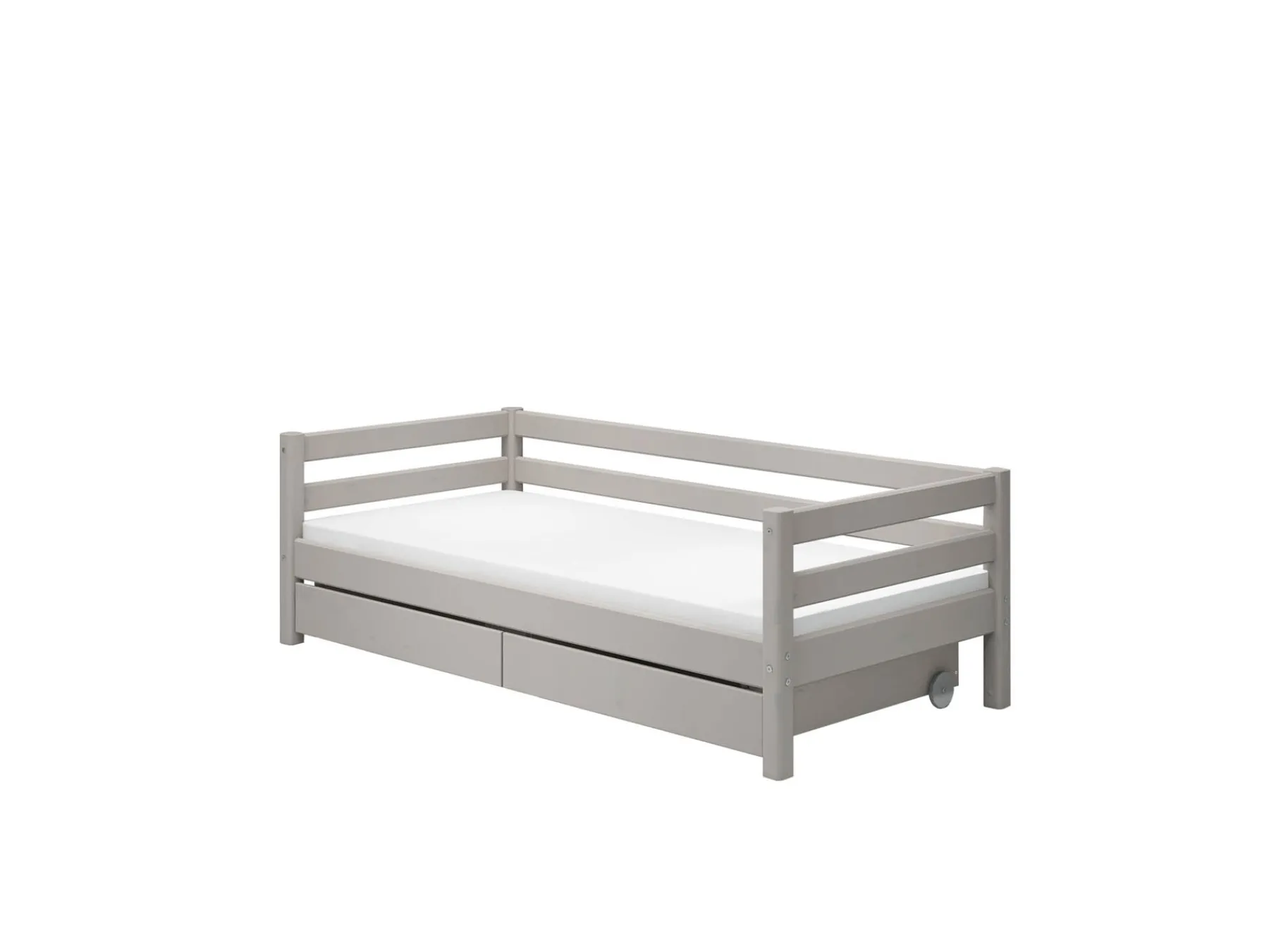 FLEXA Einzelbett mit 2 Schubladen Greywashedpine Fashion