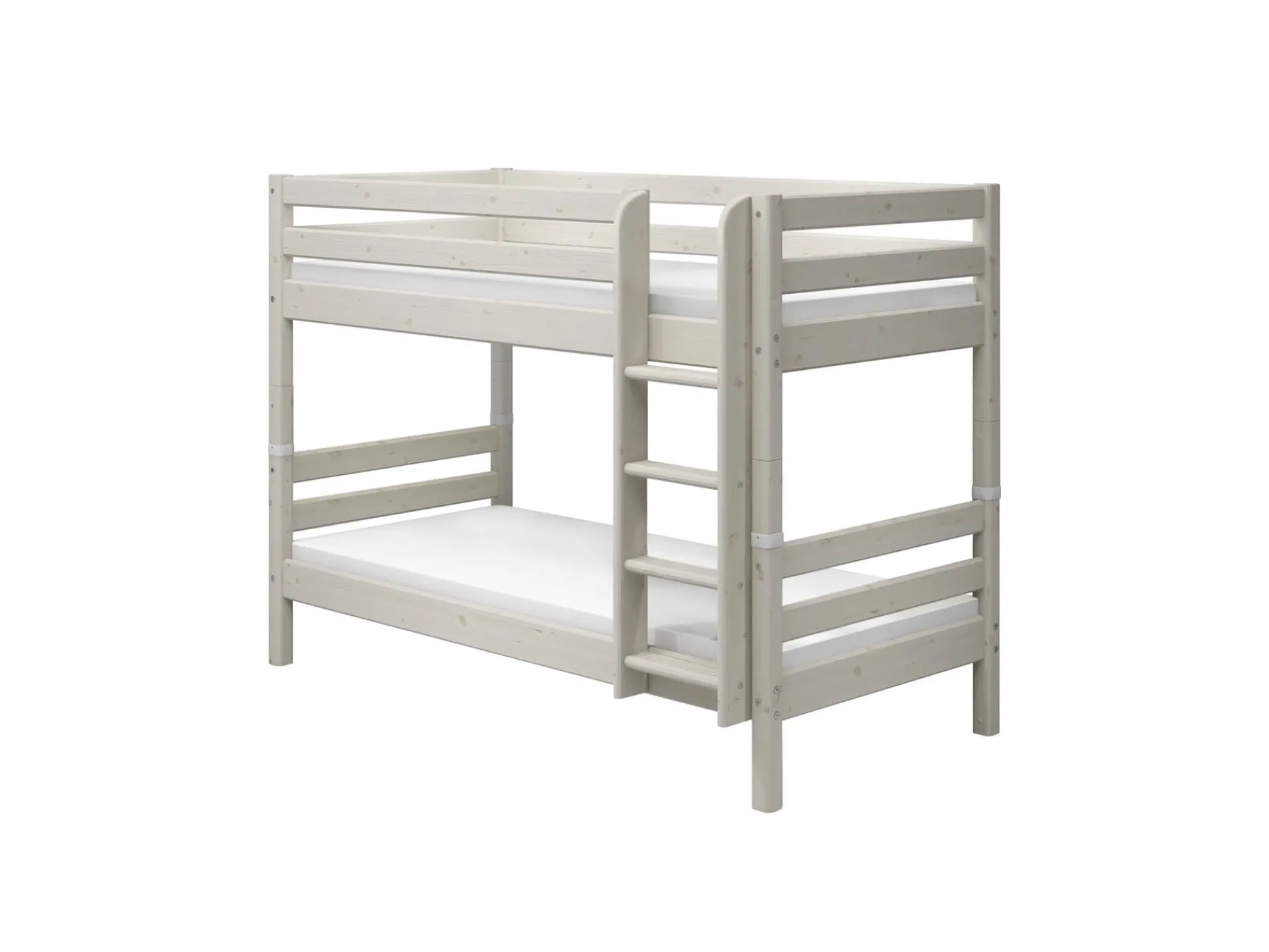 FLEXA Etagenbett mit senkrechter Leiter Whitewashedpine Cheap