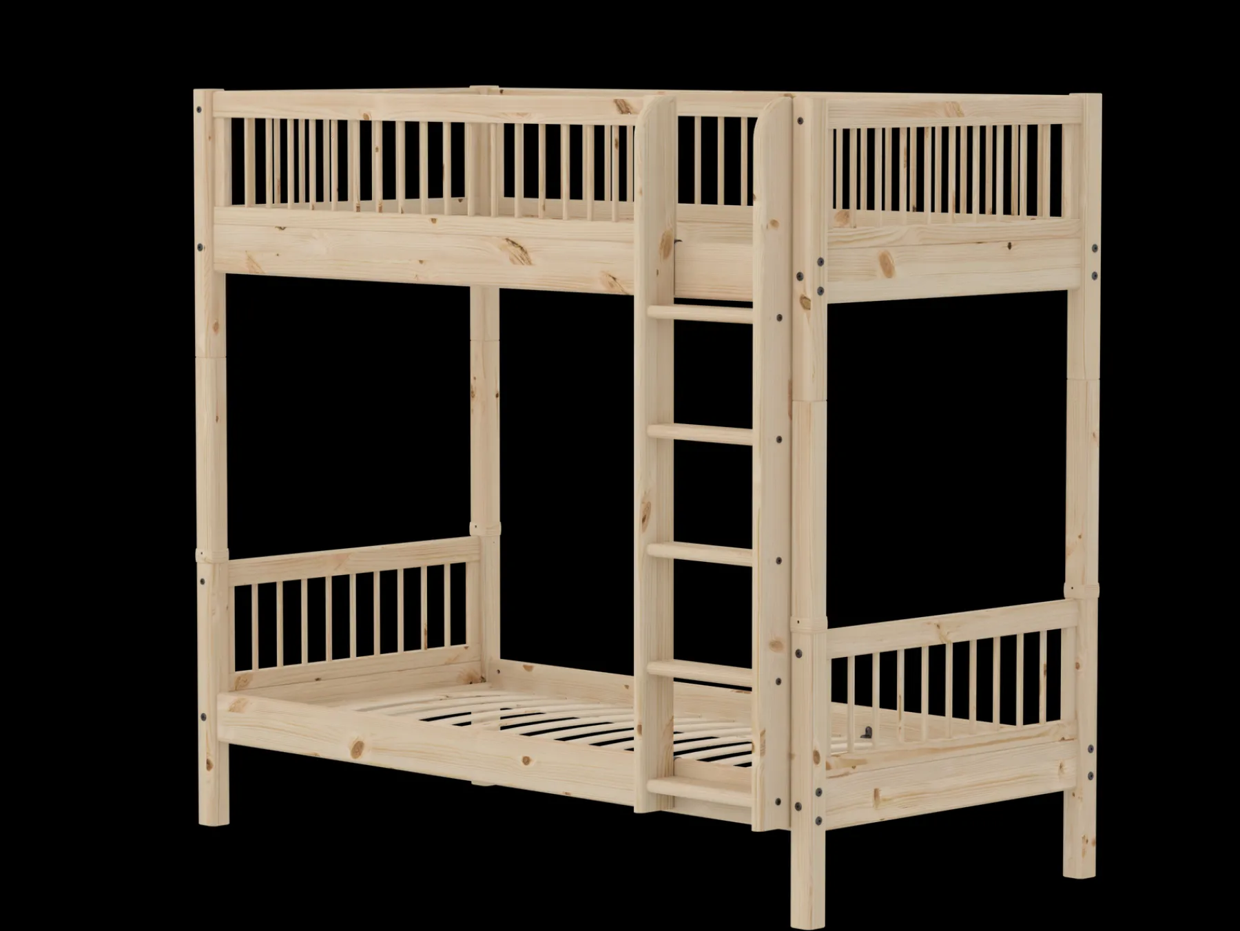 FLEXA Etagenbett mit zusätzlicher Höhe und senkrechter Leiter Pine Best Sale