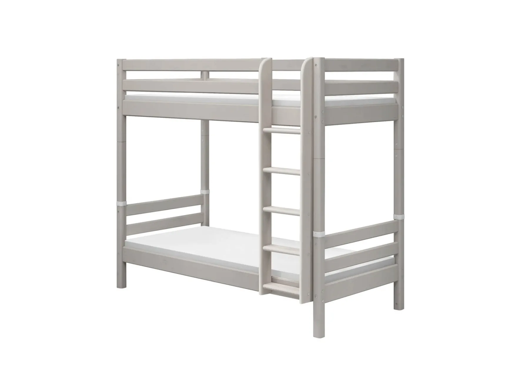 FLEXA Etagenbett mit zusätzlicher Höhe und senkrechter Leiter Greywashedpine Cheap