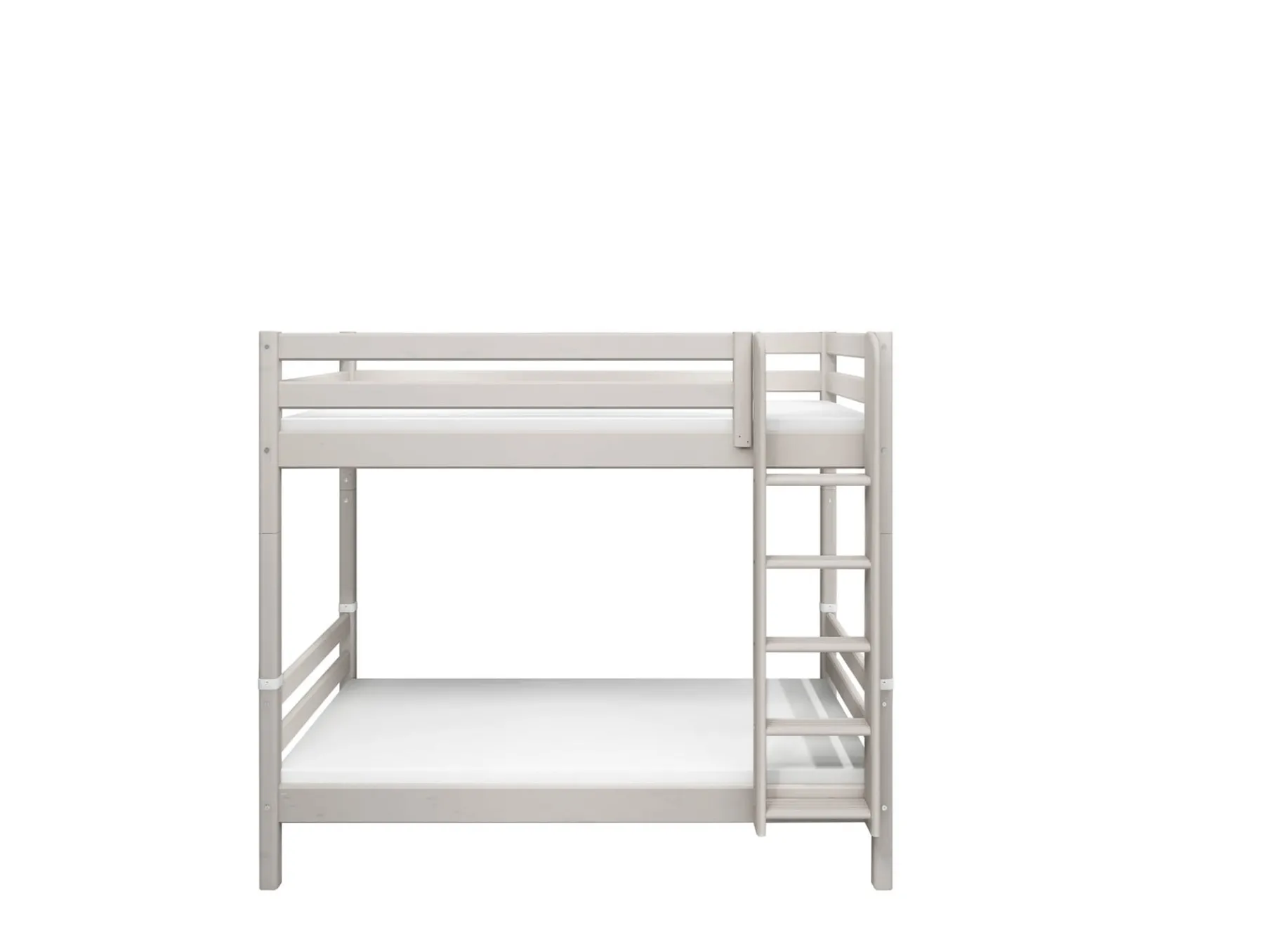 FLEXA Etagenbett mit zusätzlicher Höhe und senkrechter Leiter Greywashedpine Cheap