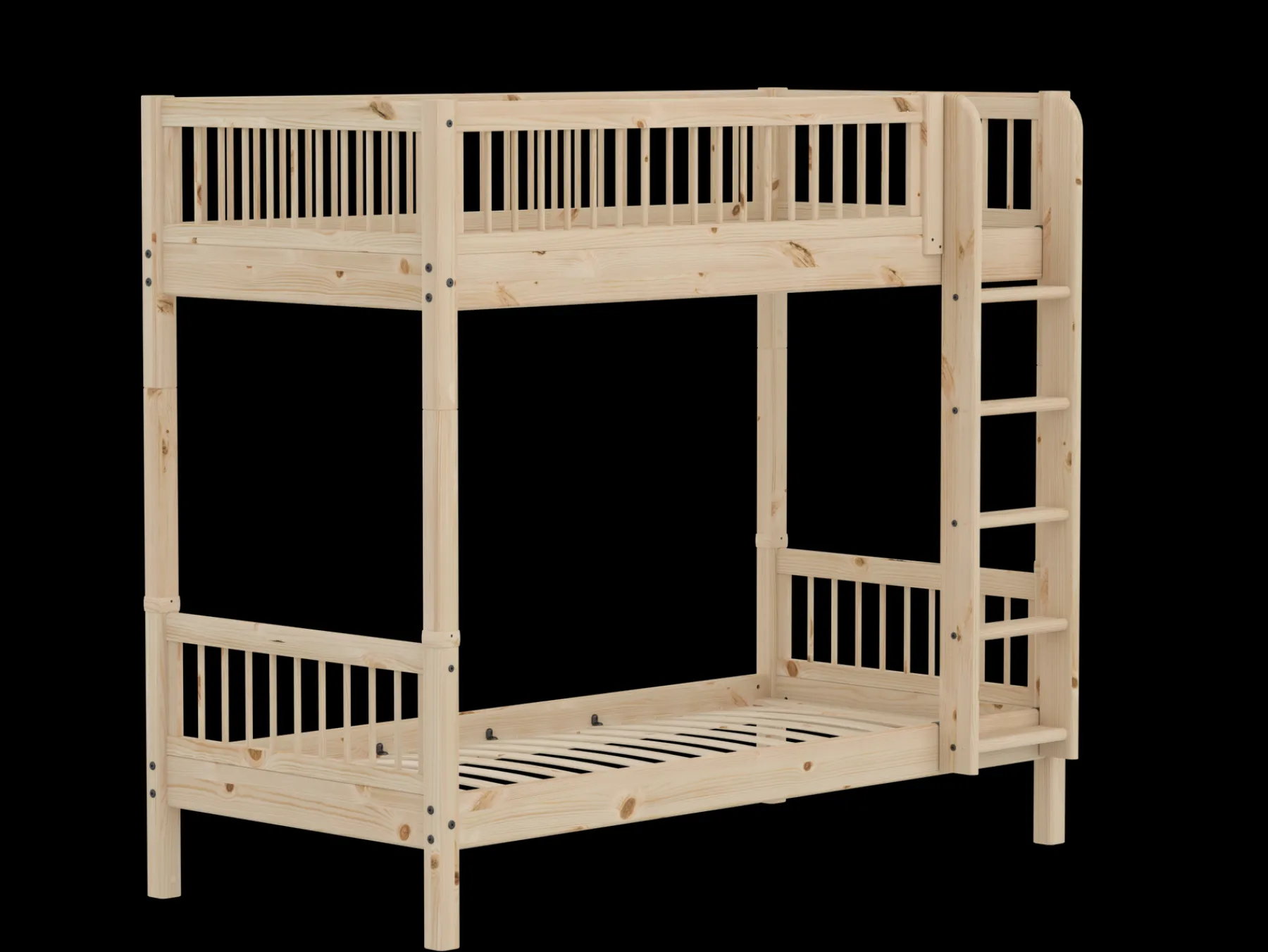 FLEXA Etagenbett mit zusätzlicher Höhe und senkrechter Leiter Pine Best Sale