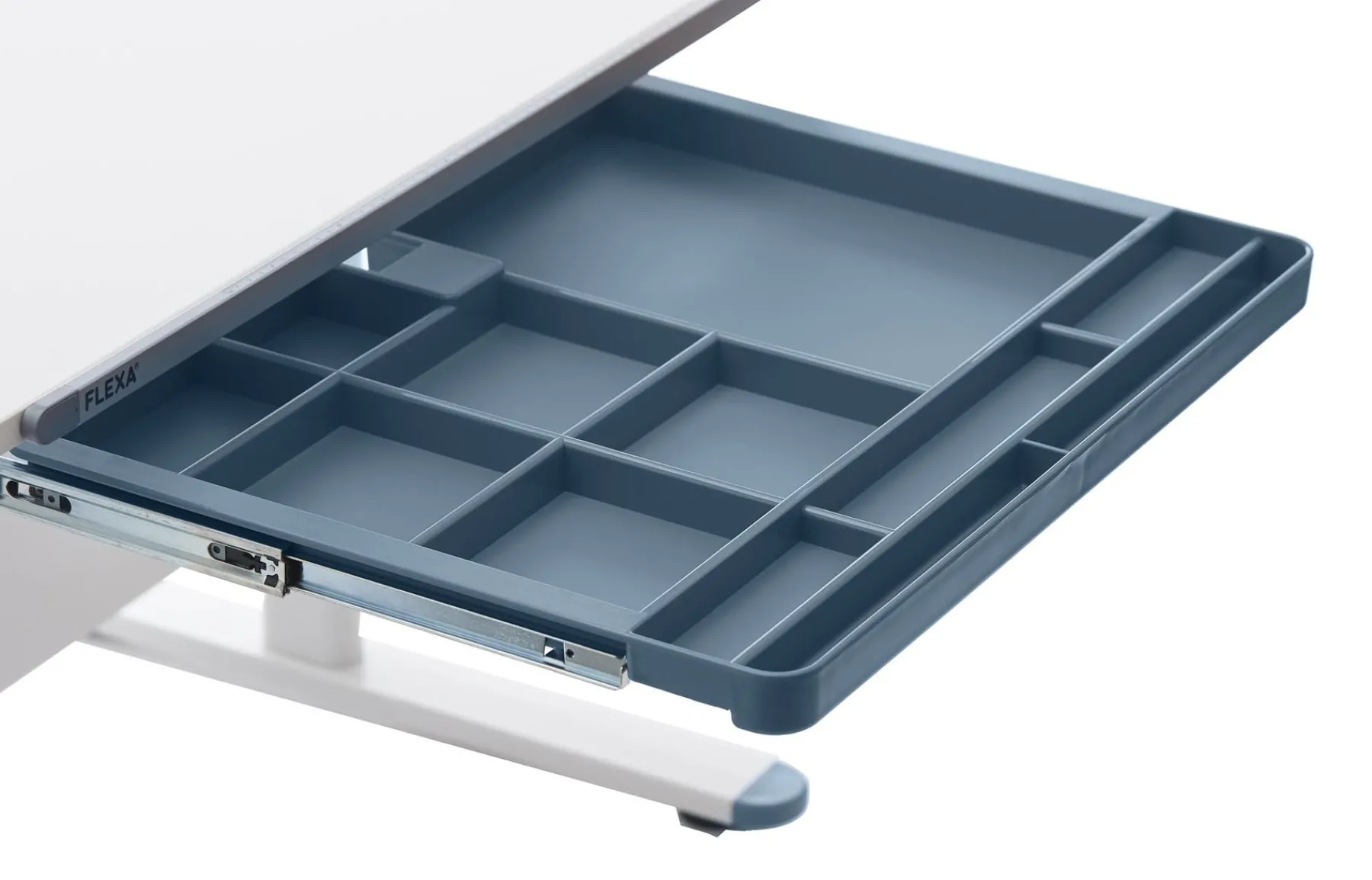 FLEXA EVO Schubladen für Schreibtisch, Frosty Blue, 63.5x46 cm Frostyblue New