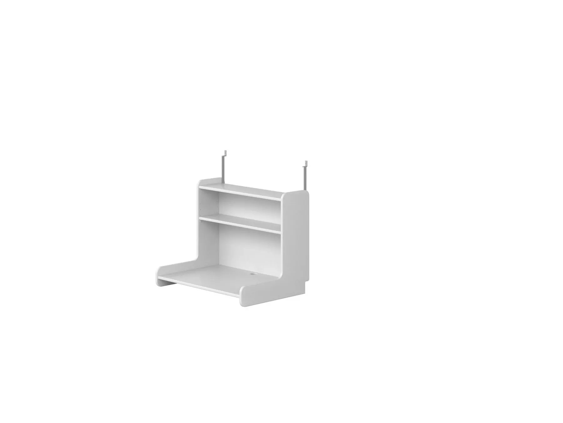 FLEXA Hängeschreibtisch mit Regal White Outlet