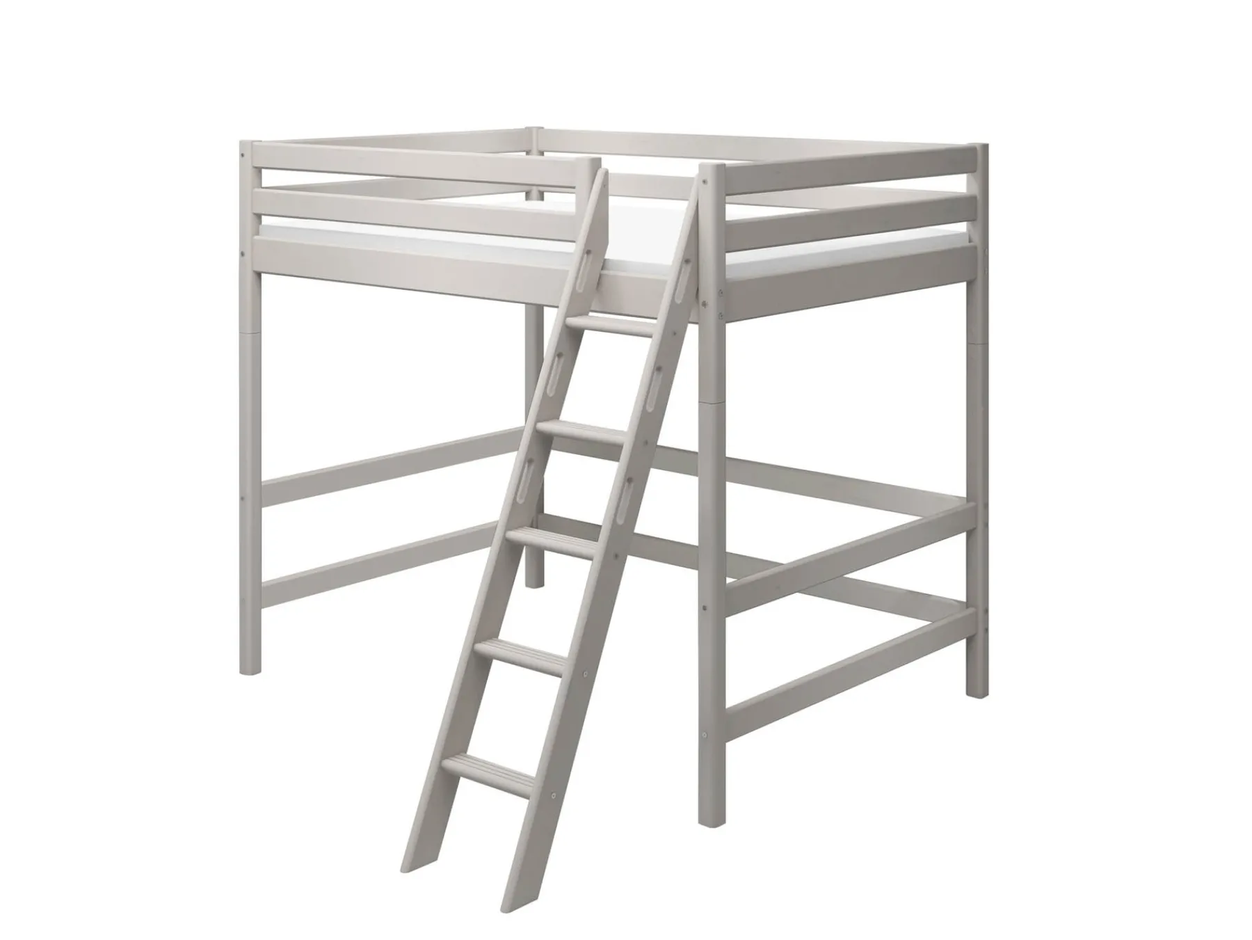 FLEXA Hochbett mit Schrägleiter Greywashedpine Hot