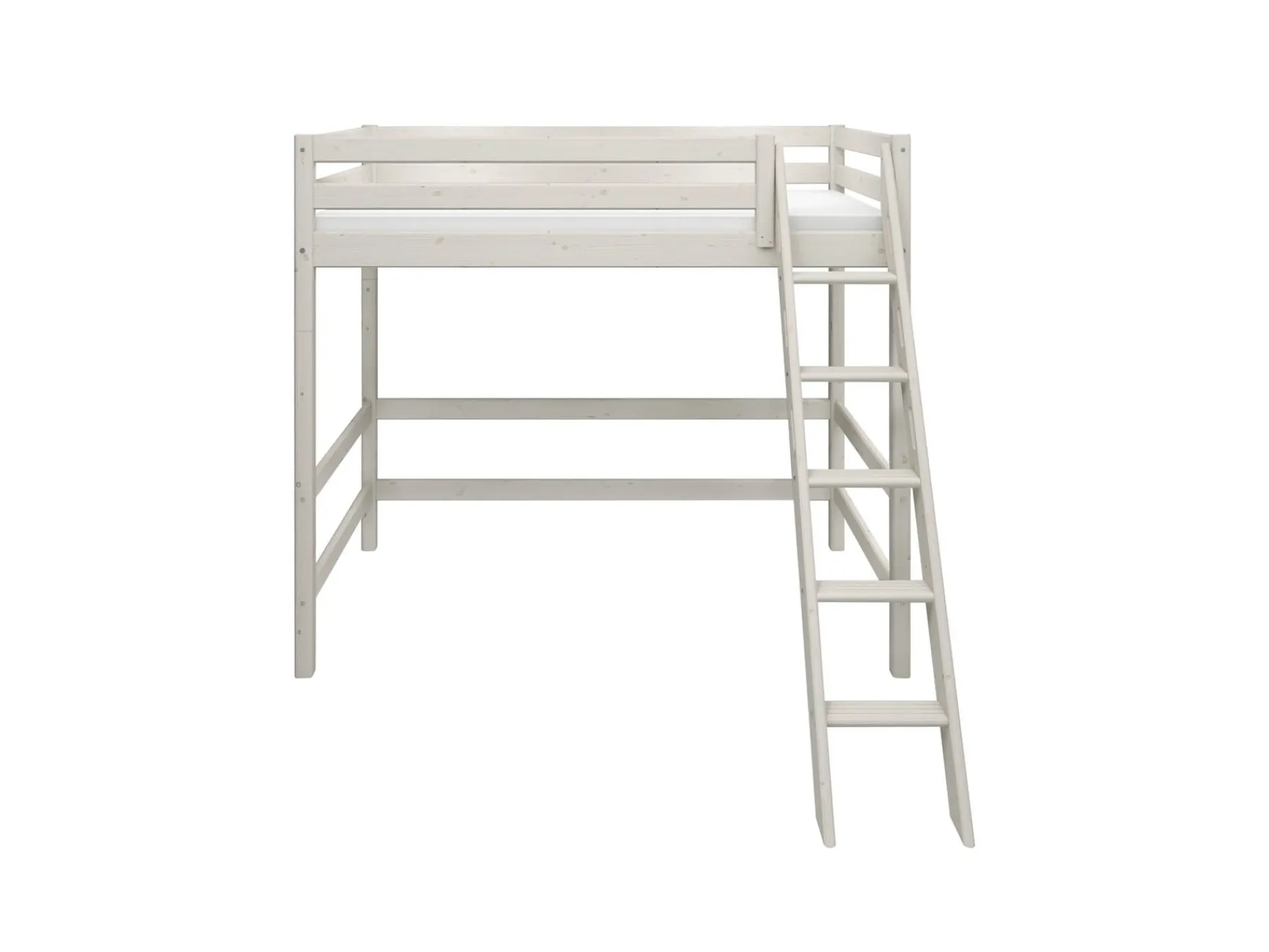 FLEXA Hochbett mit Schrägleiter Whitewashedpine Flash Sale