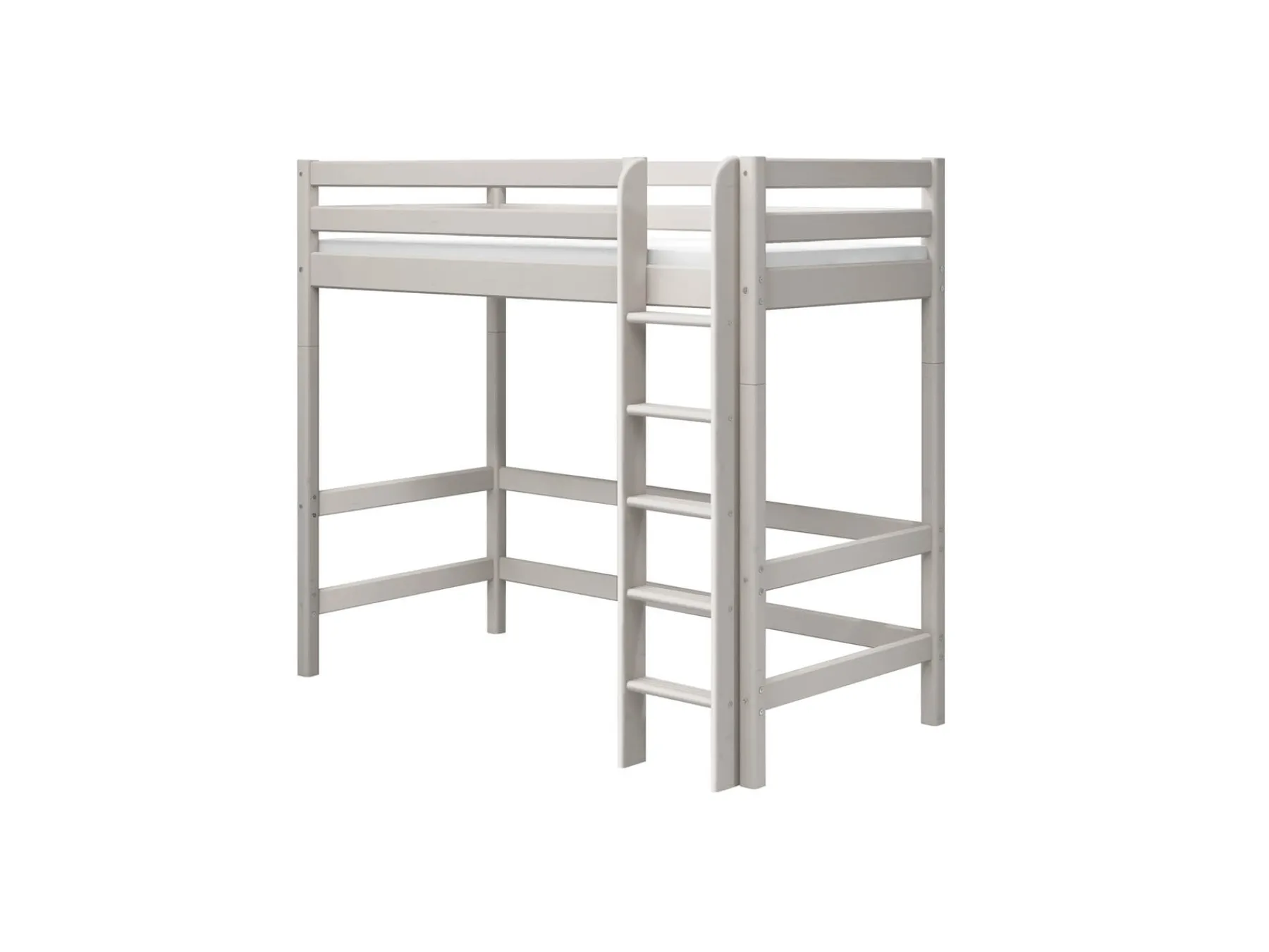 FLEXA Hochbett mit senkrechter Leiter Greywashedpine Cheap