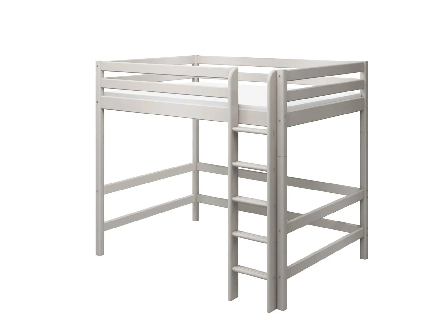 FLEXA Hochbett mit senkrechter Leiter Greywashedpine Cheap