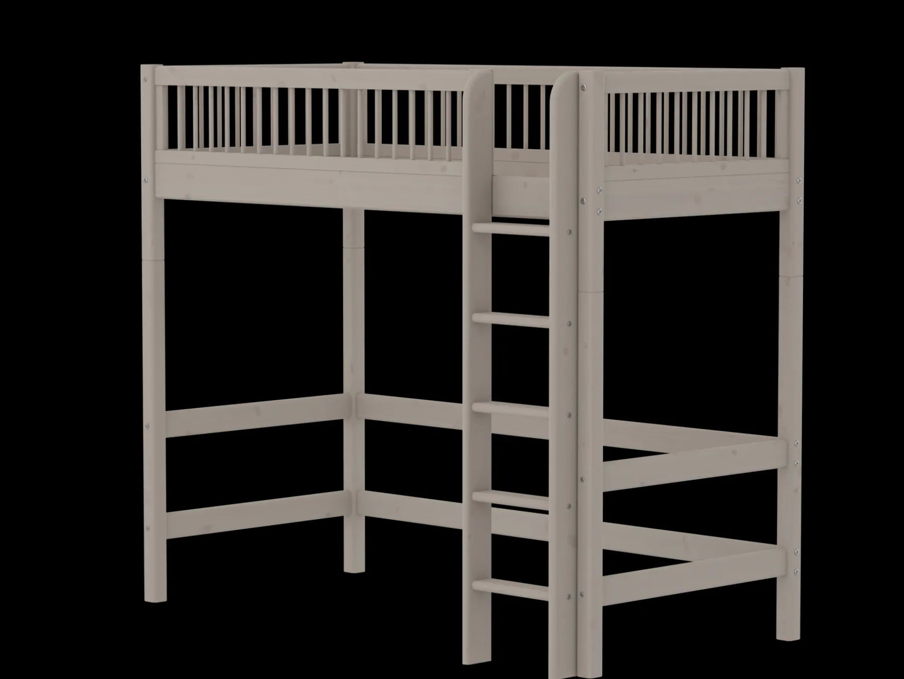 FLEXA Hochbett mit senkrechter Leiter Greywashedpine Sale