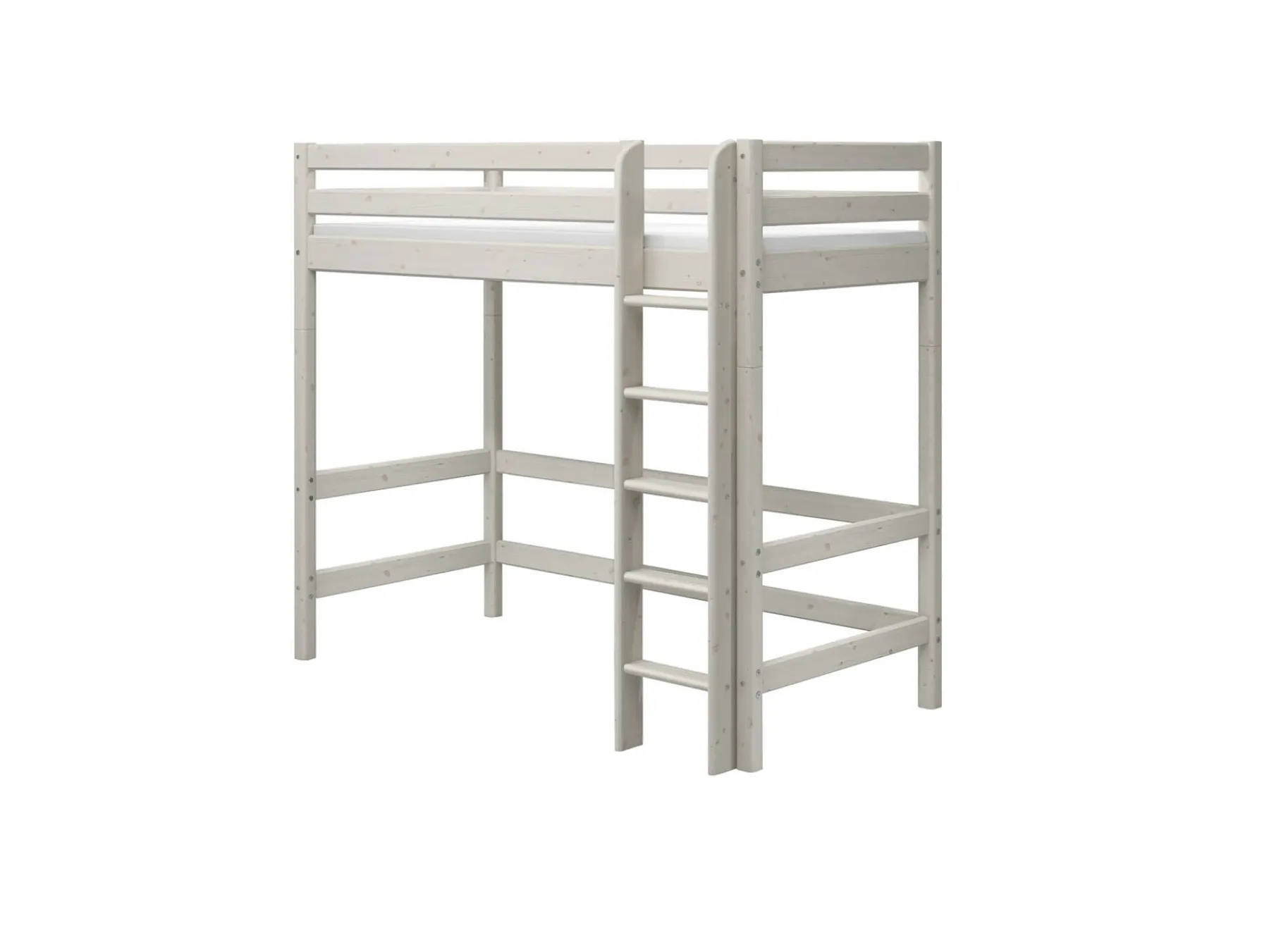 FLEXA Hochbett mit senkrechter Leiter Whitewashedpine Clearance