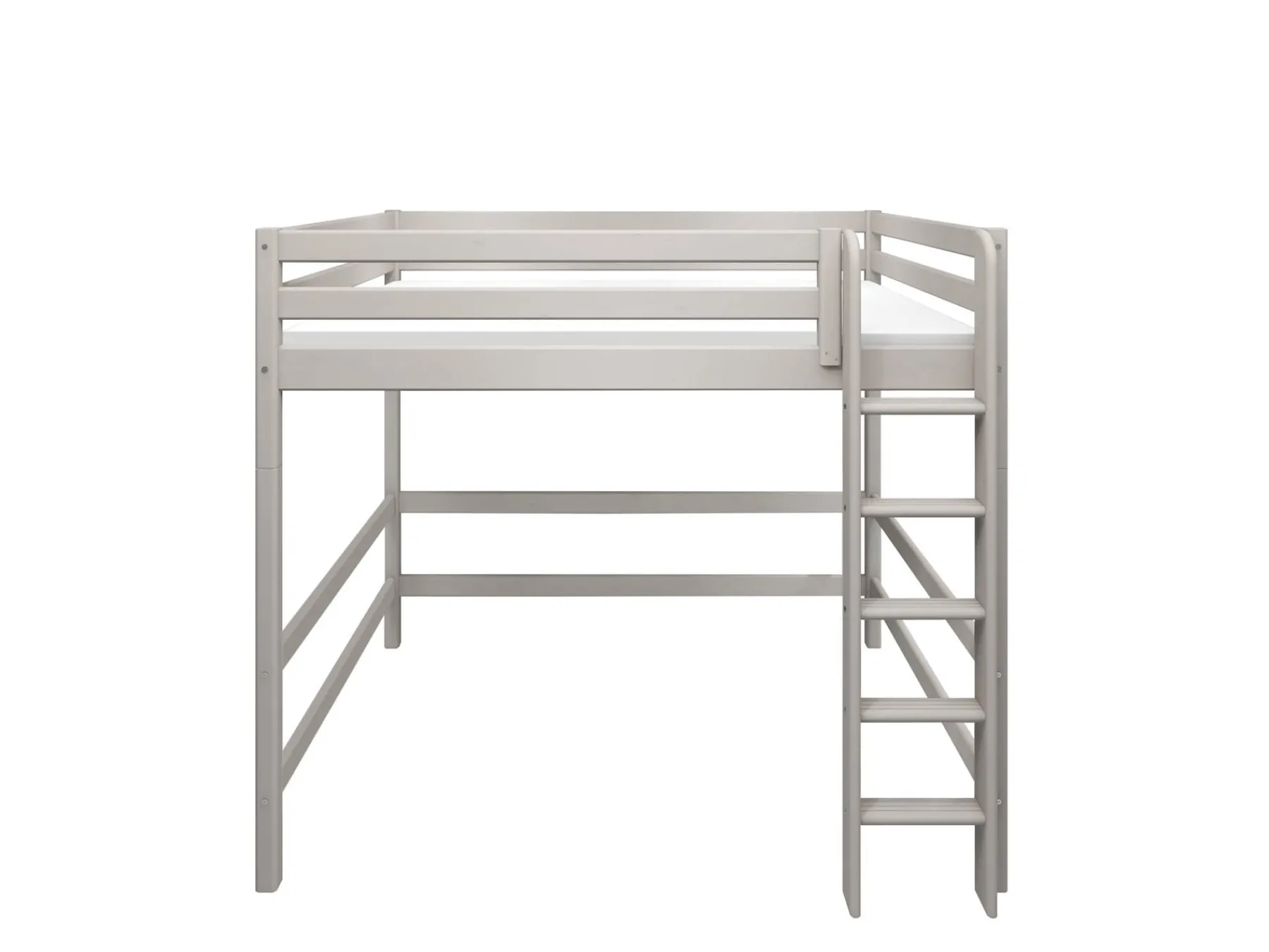 FLEXA Hochbett mit senkrechter Leiter Greywashedpine Cheap