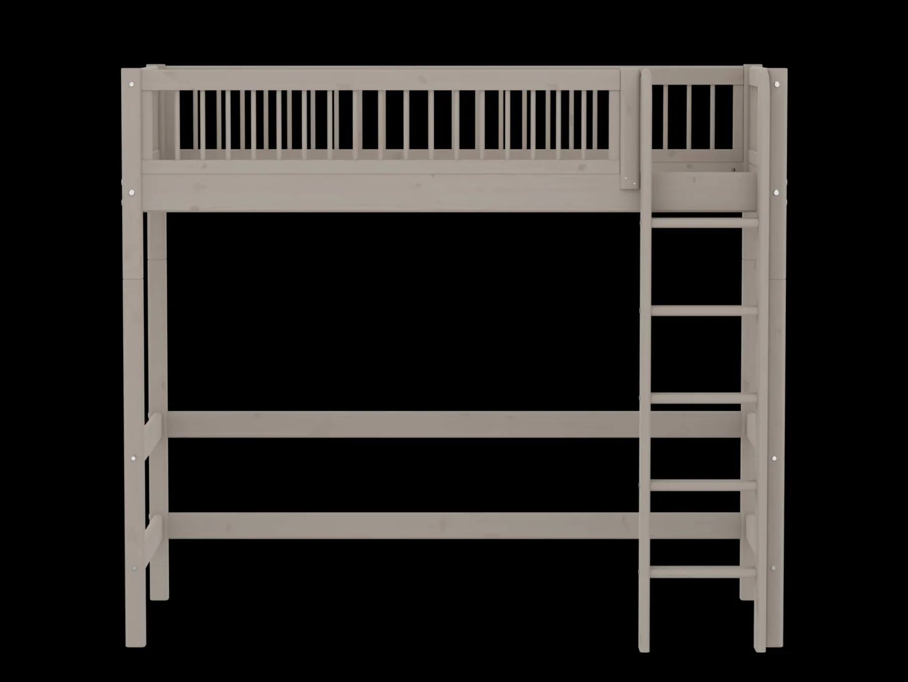 FLEXA Hochbett mit senkrechter Leiter Greywashedpine Sale