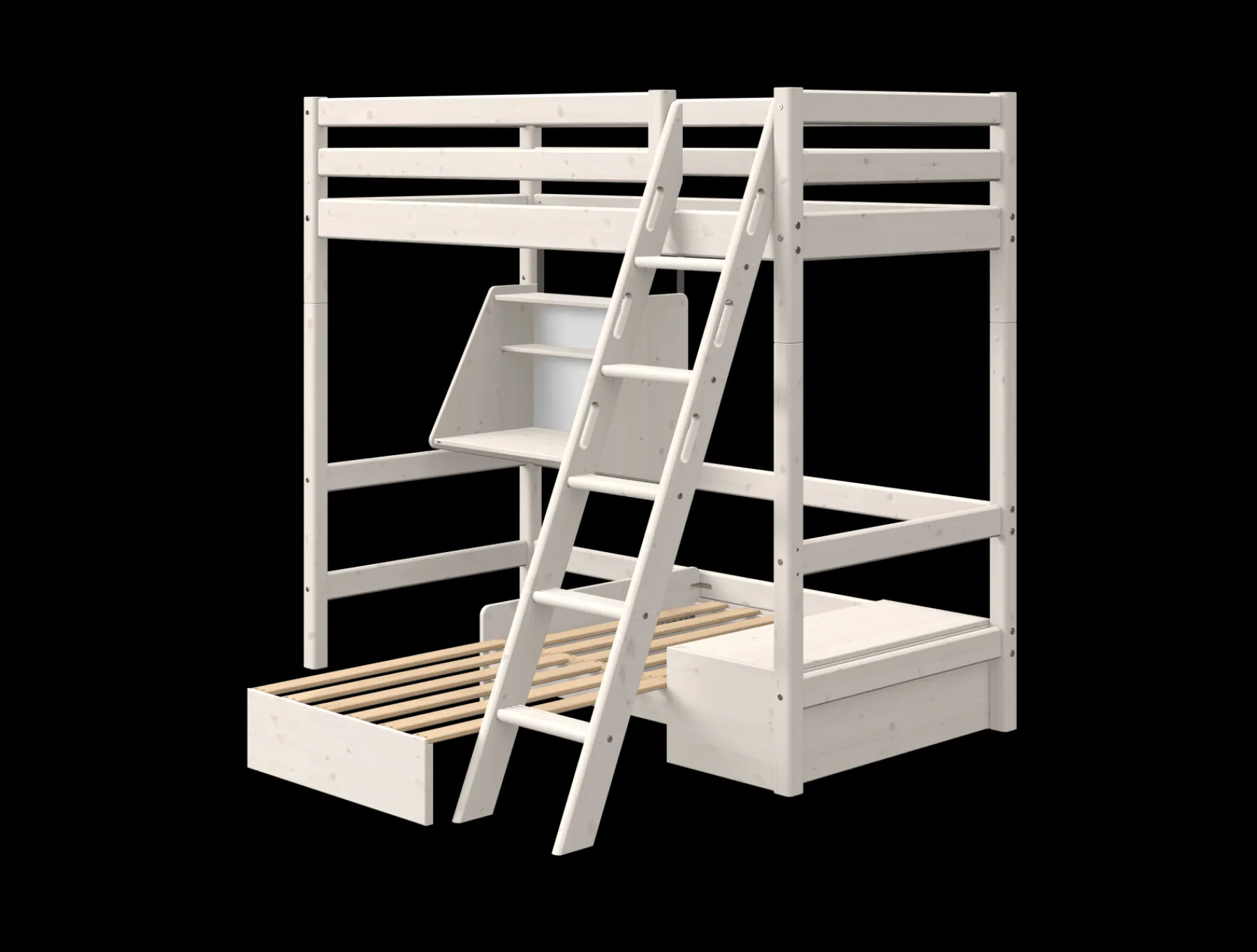 FLEXA Hochbett mit Sofabett Whitewashedpine Flash Sale