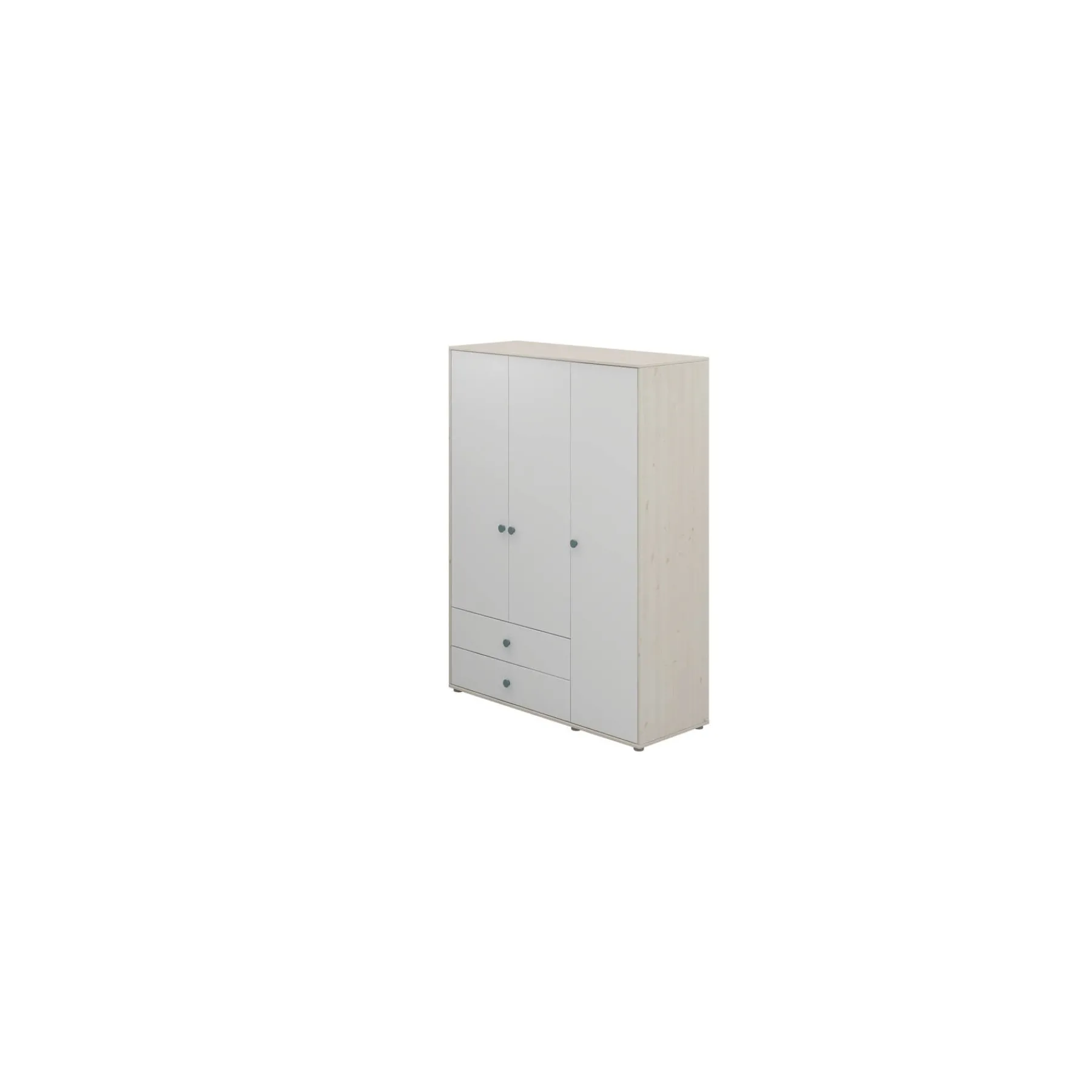 FLEXA Kleiderschrank Lightteal/whitewashedpine Outlet