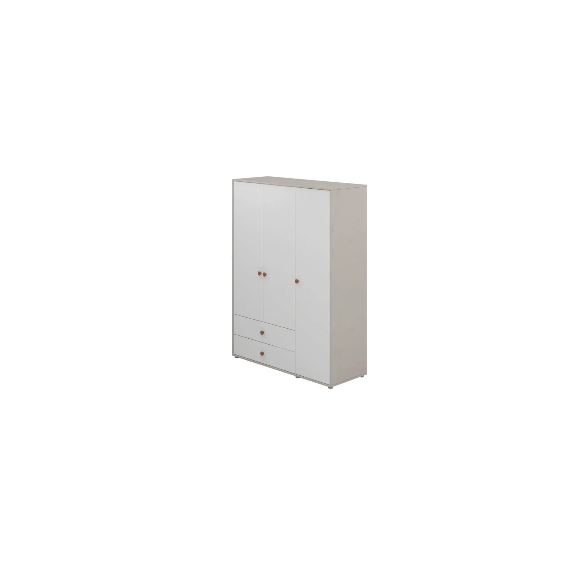 FLEXA Kleiderschrank Lightblush/greywashedpine Clearance