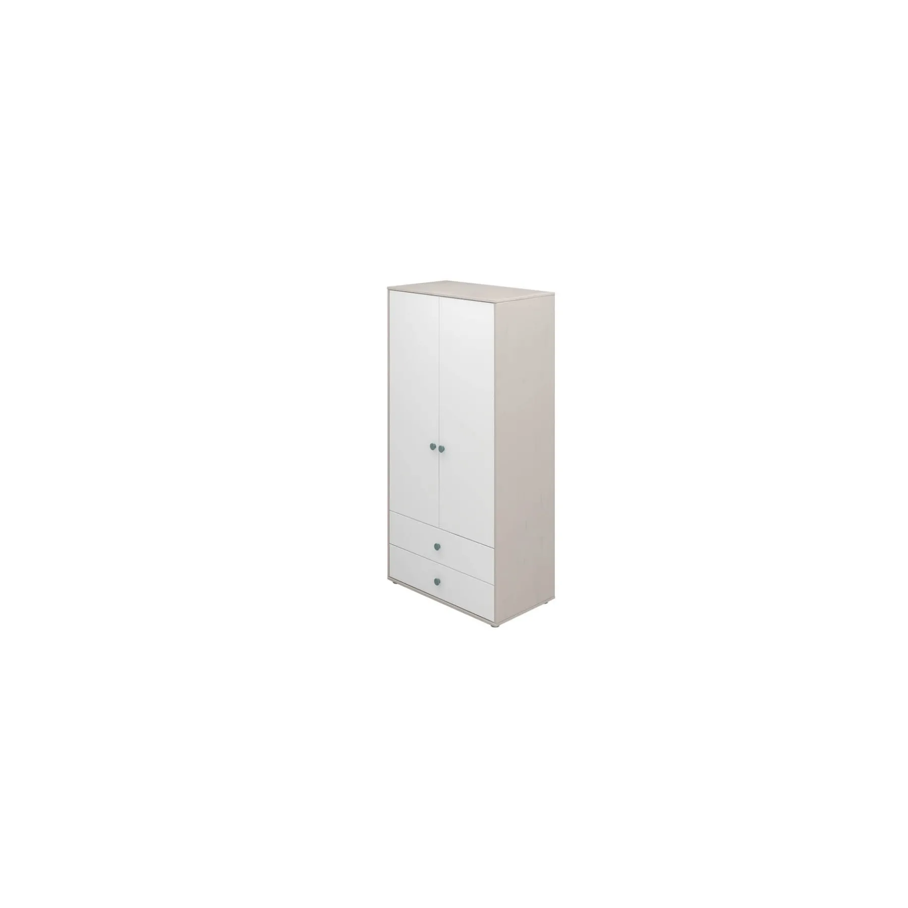 FLEXA Kleiderschrank Lightteal/greywashedpine Fashion