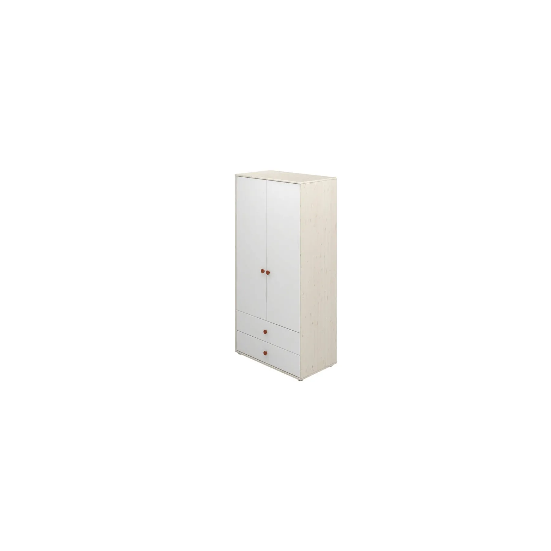 FLEXA Kleiderschrank Lightblush/whitewashedpine Fashion