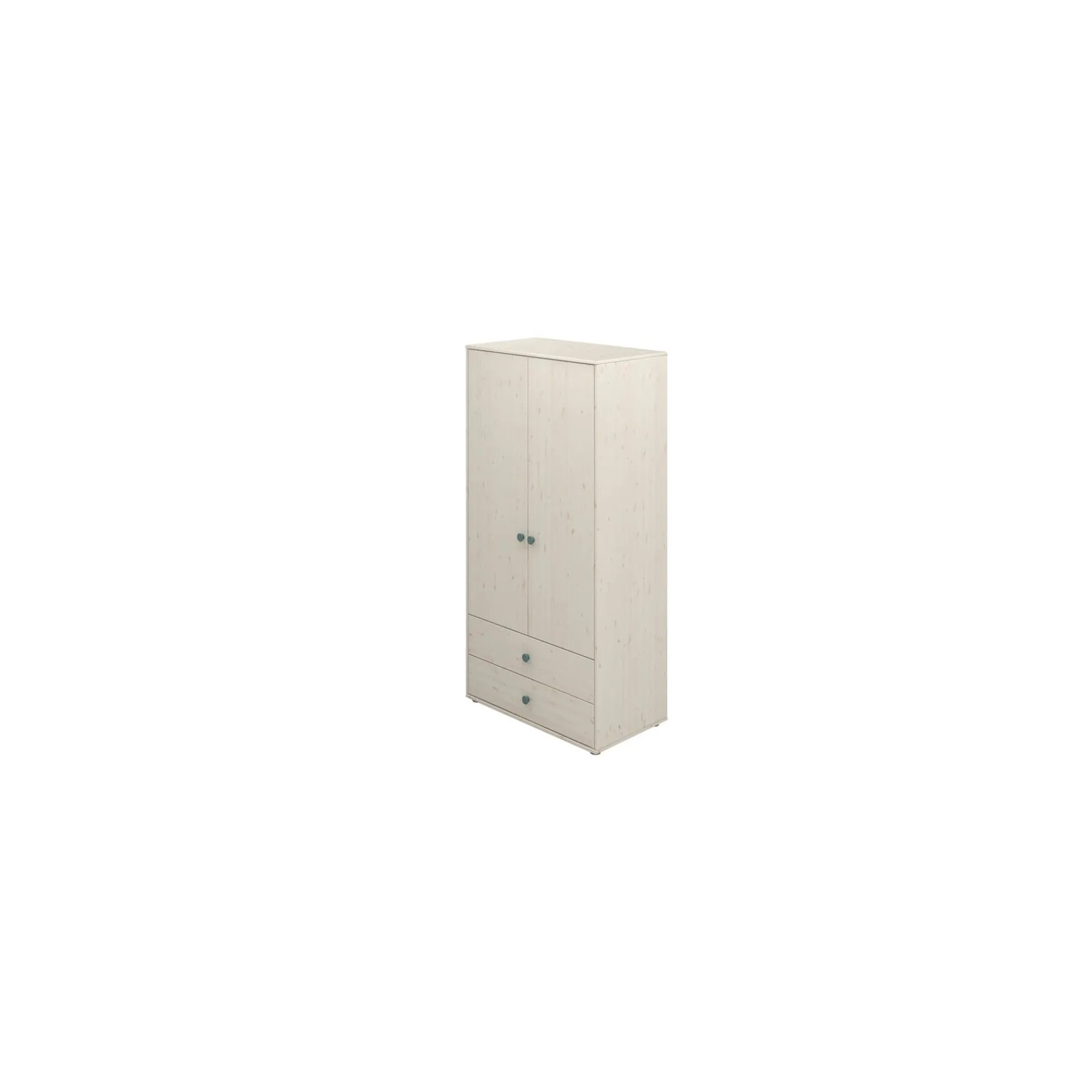 FLEXA Kleiderschrank Lightteal/whitewashedpine Cheap