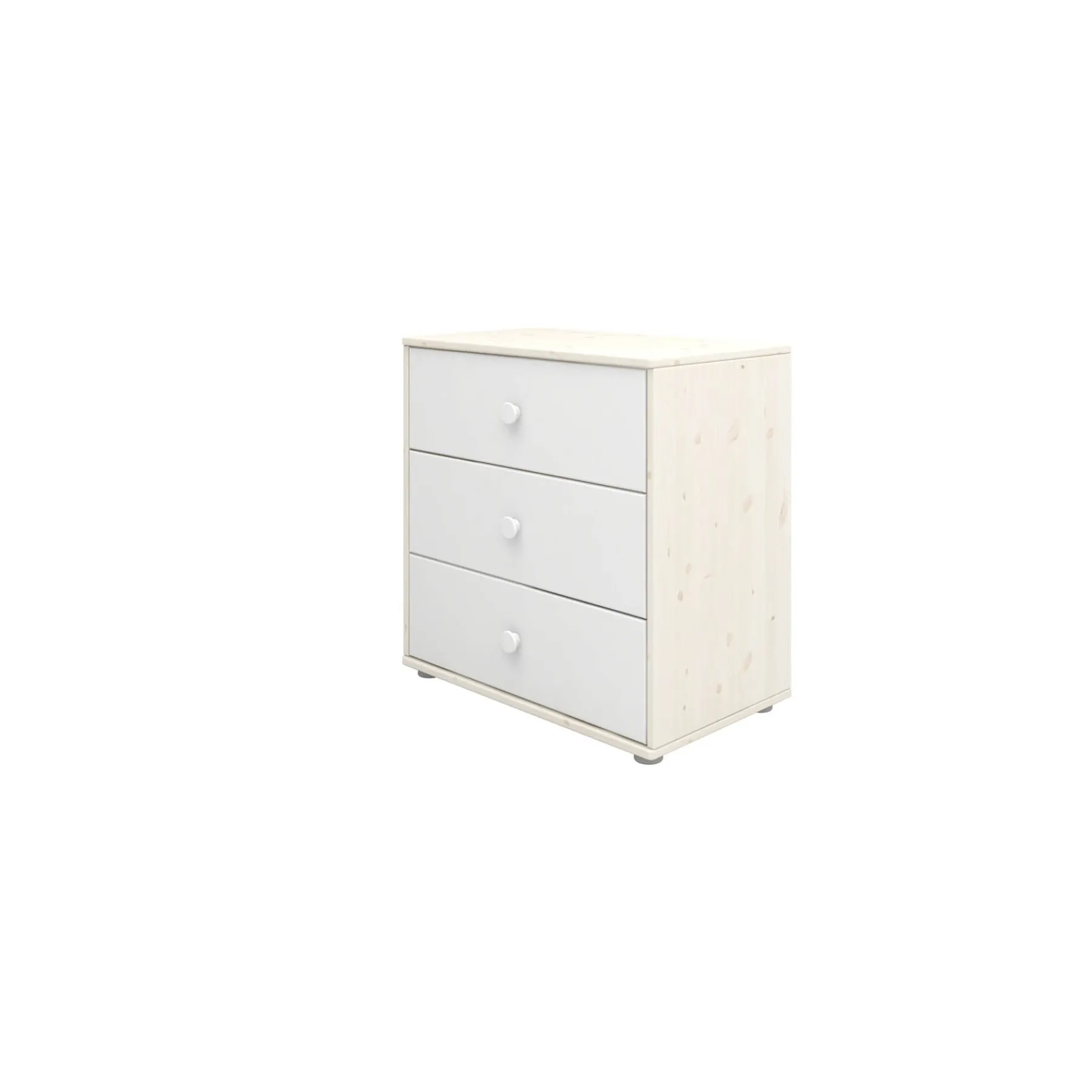 FLEXA Kommode mit 3 Schubladen White/whitewashedpine Hot