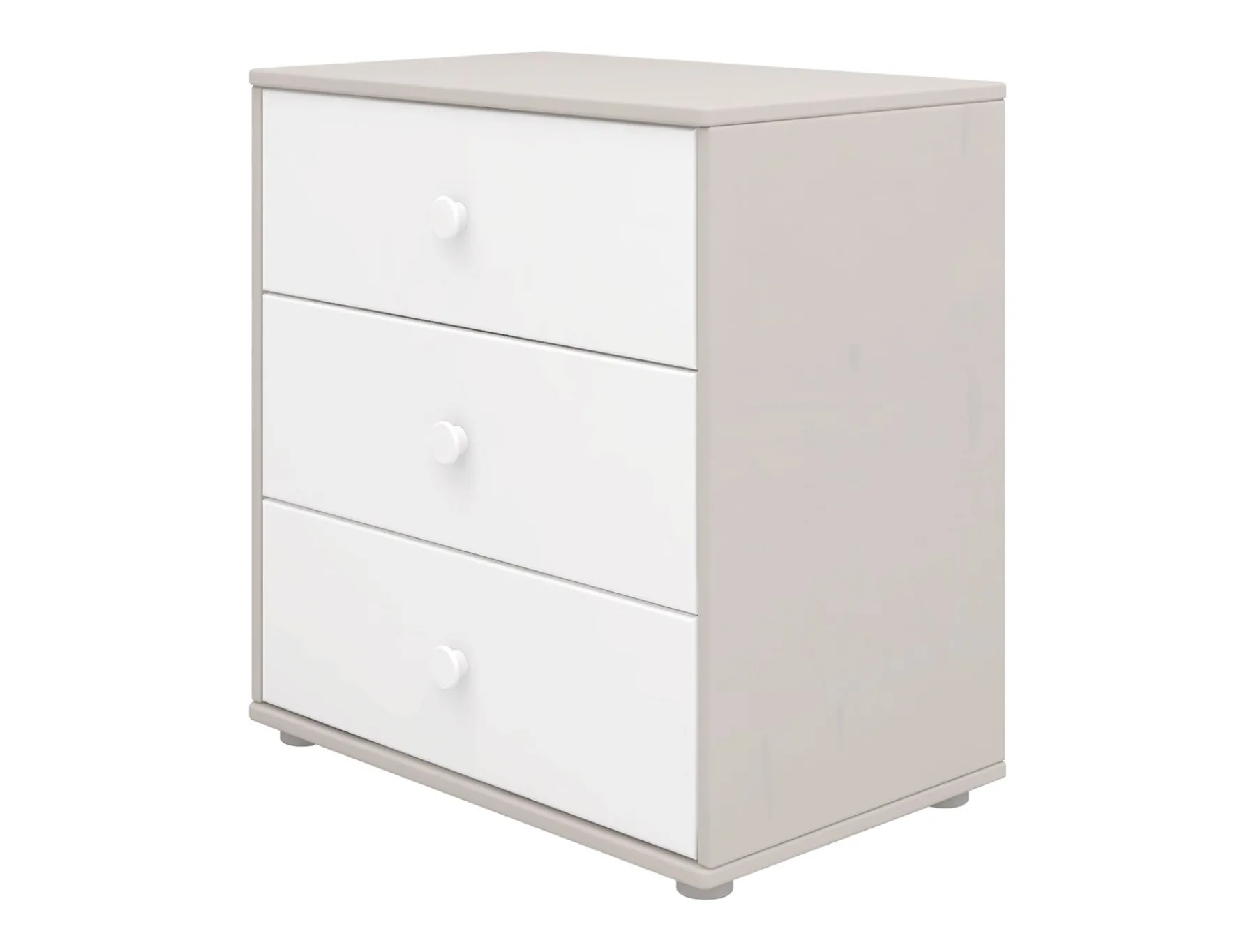 FLEXA Kommode mit 3 Schubladen White/greywashedpine Discount