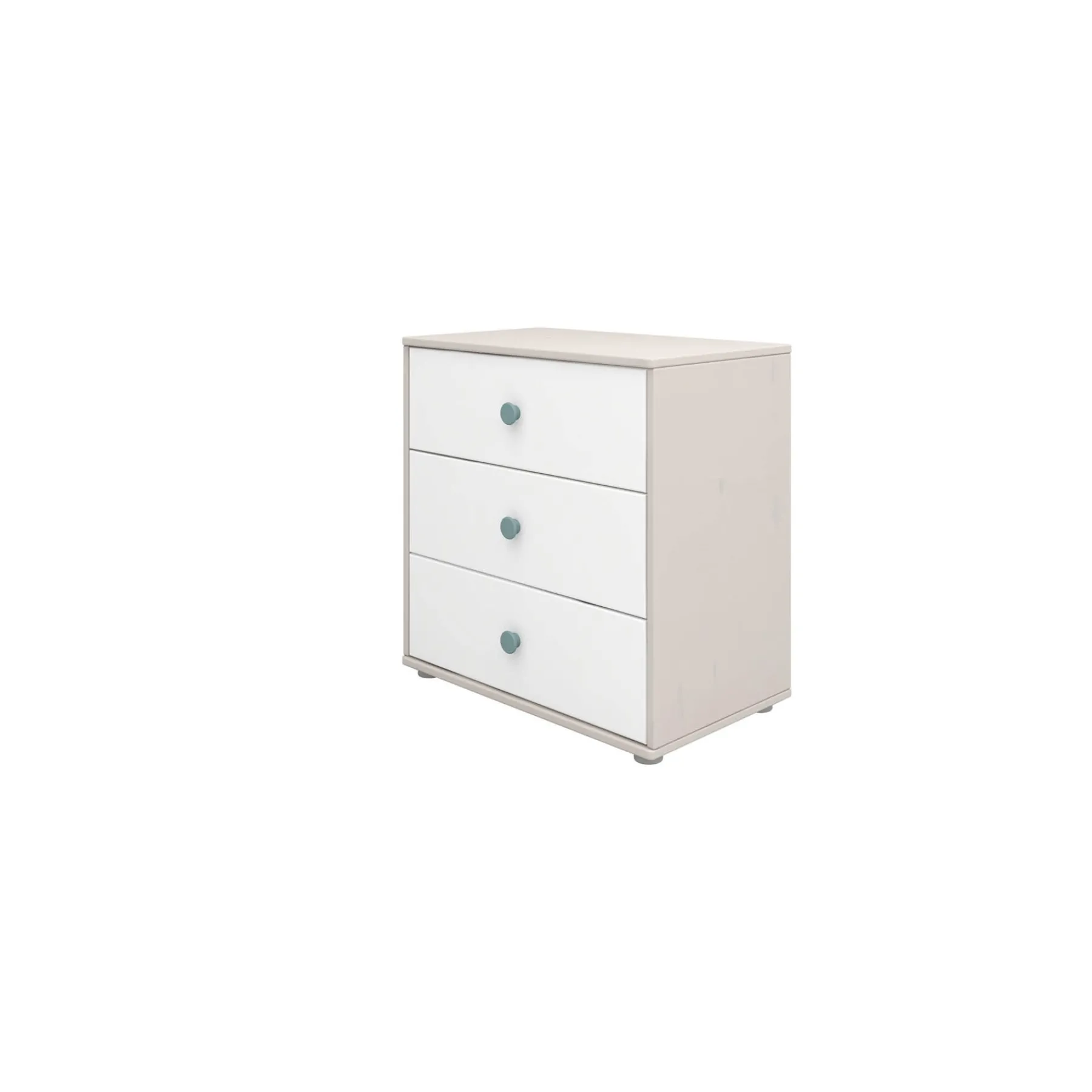 FLEXA Kommode mit 3 Schubladen Lightteal/greywashedpine Sale
