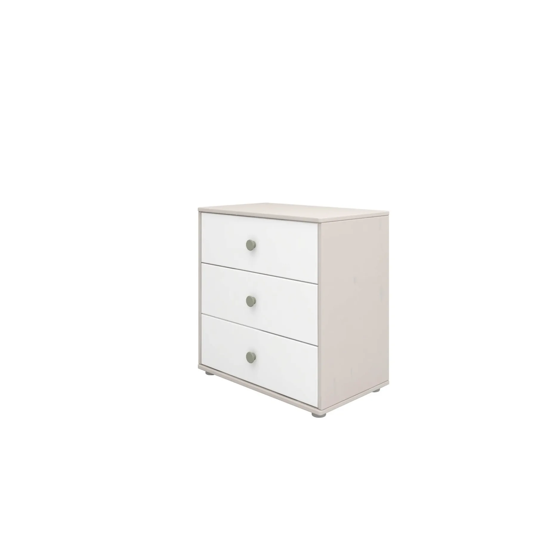 FLEXA Kommode mit 3 Schubladen Naturalgreen/greywashedpine Outlet