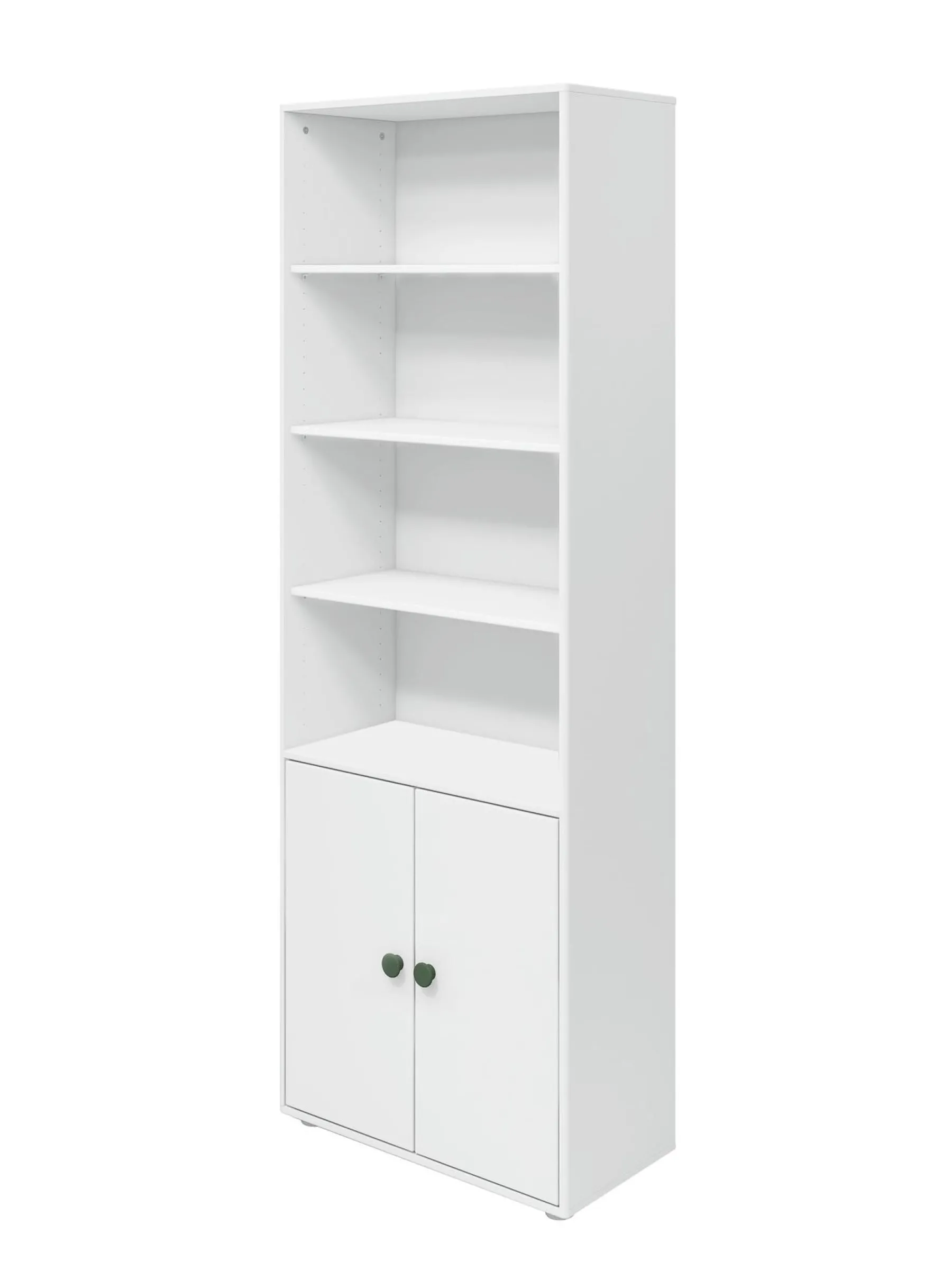 FLEXA Maxi Bücherregal , 2 Türen White/deepgreen Flash Sale