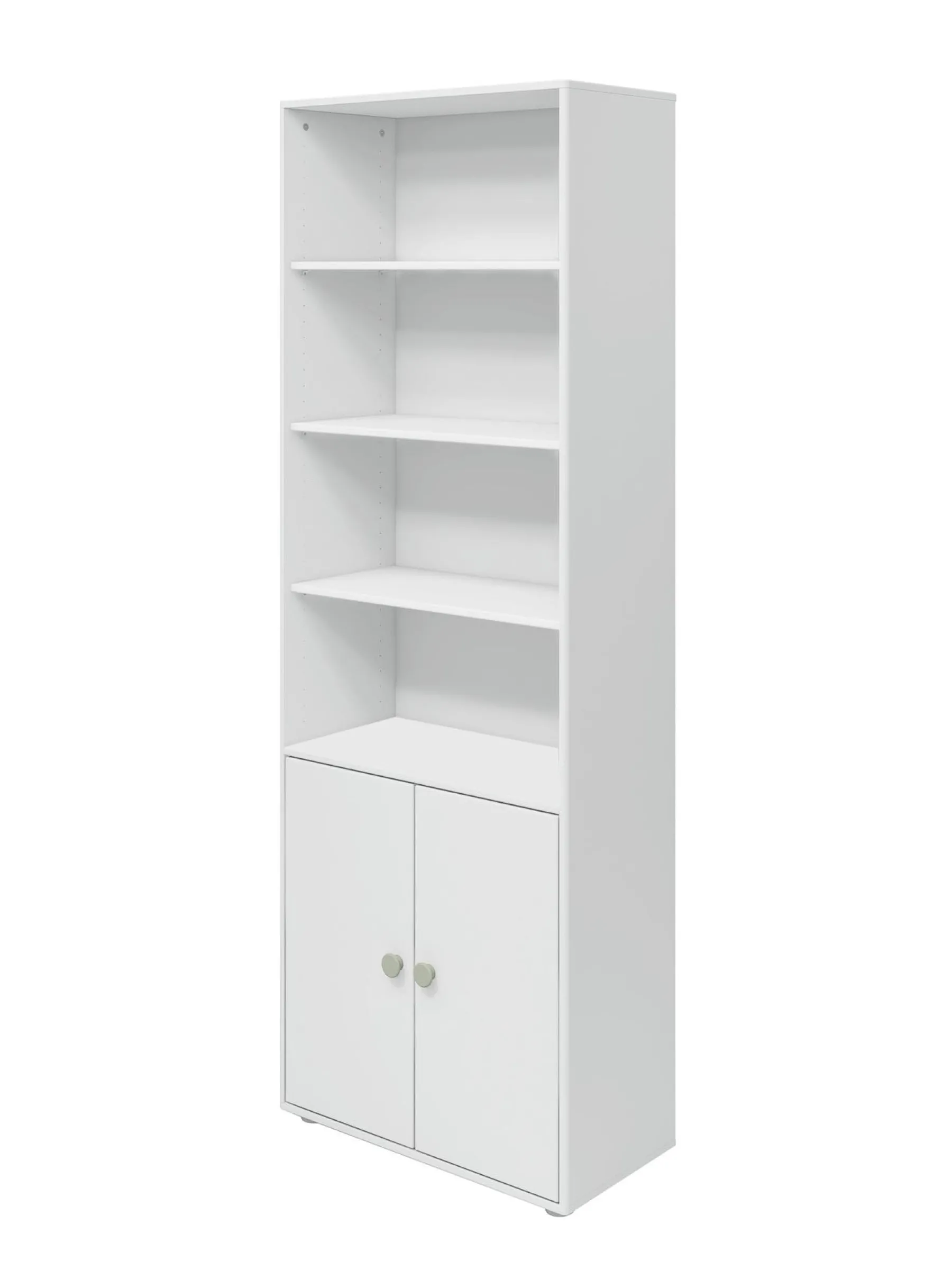 FLEXA Maxi Bücherregal , 2 Türen White/naturalgreen Cheap