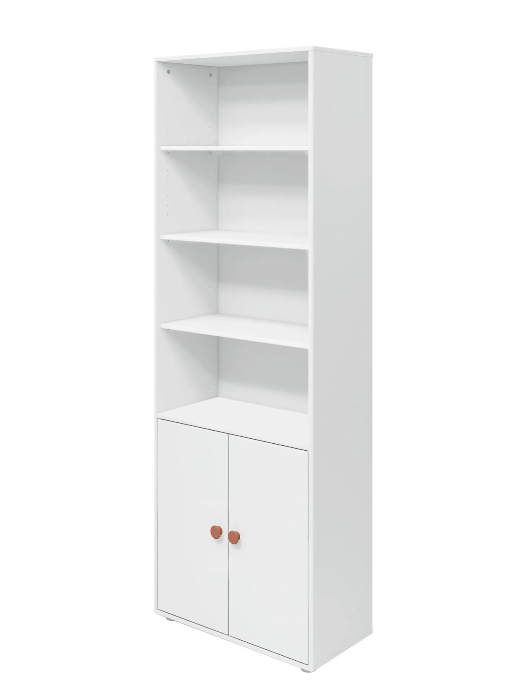 FLEXA Maxi Bücherregal , 2 Türen White/blush Best Sale