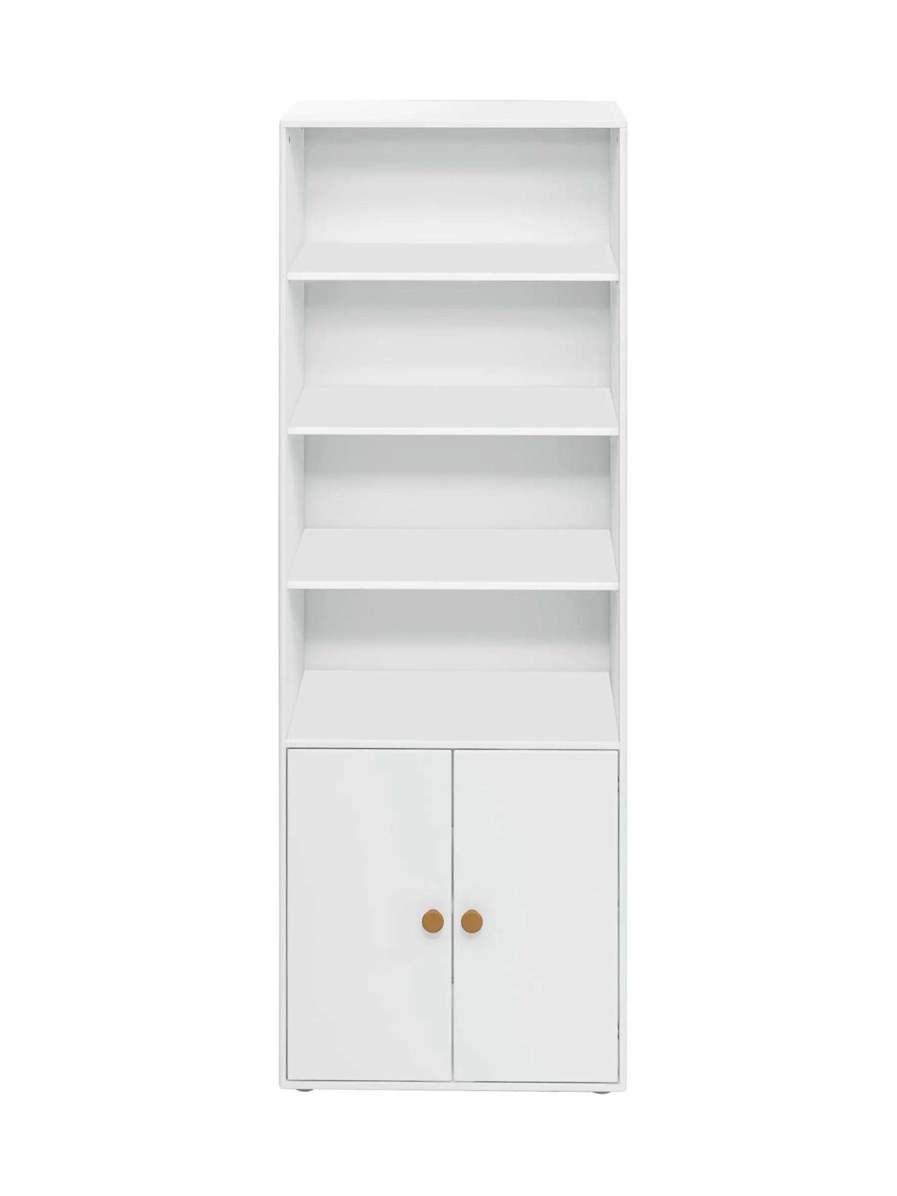 FLEXA Maxi Bücherregal , 2 Türen White/mustard New
