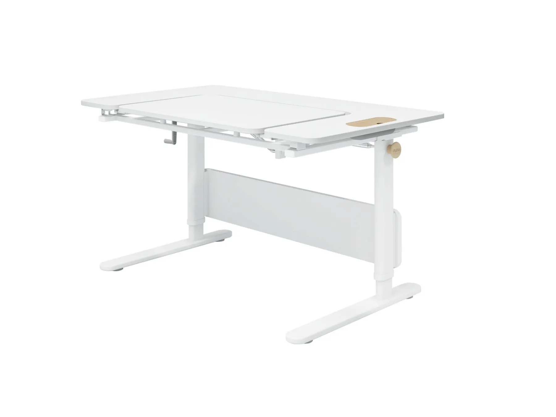 FLEXA MOBY Middle Up Schreibtisch White Hot