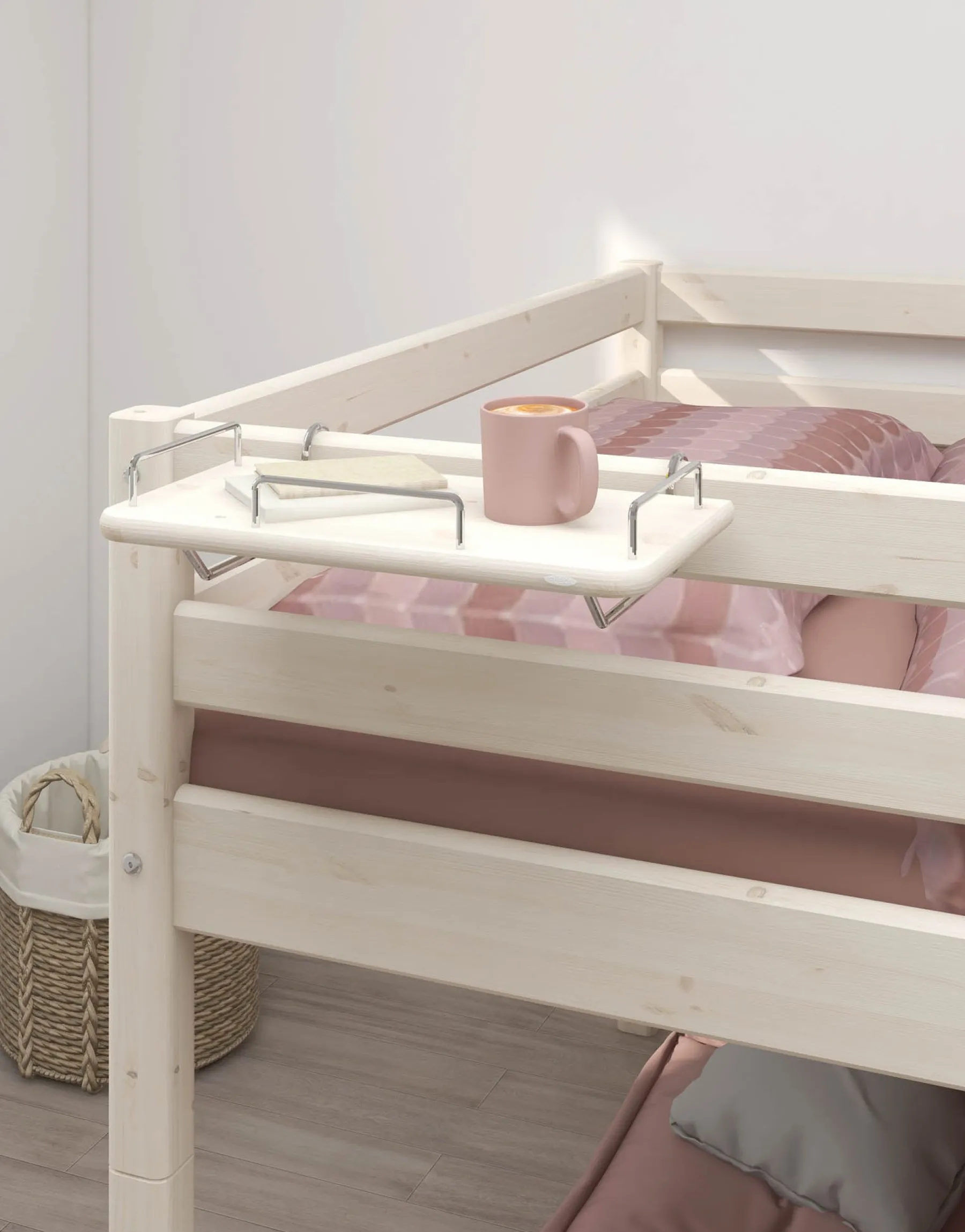 FLEXA Nachttisch für Classic Bett Whitewashedpine Shop