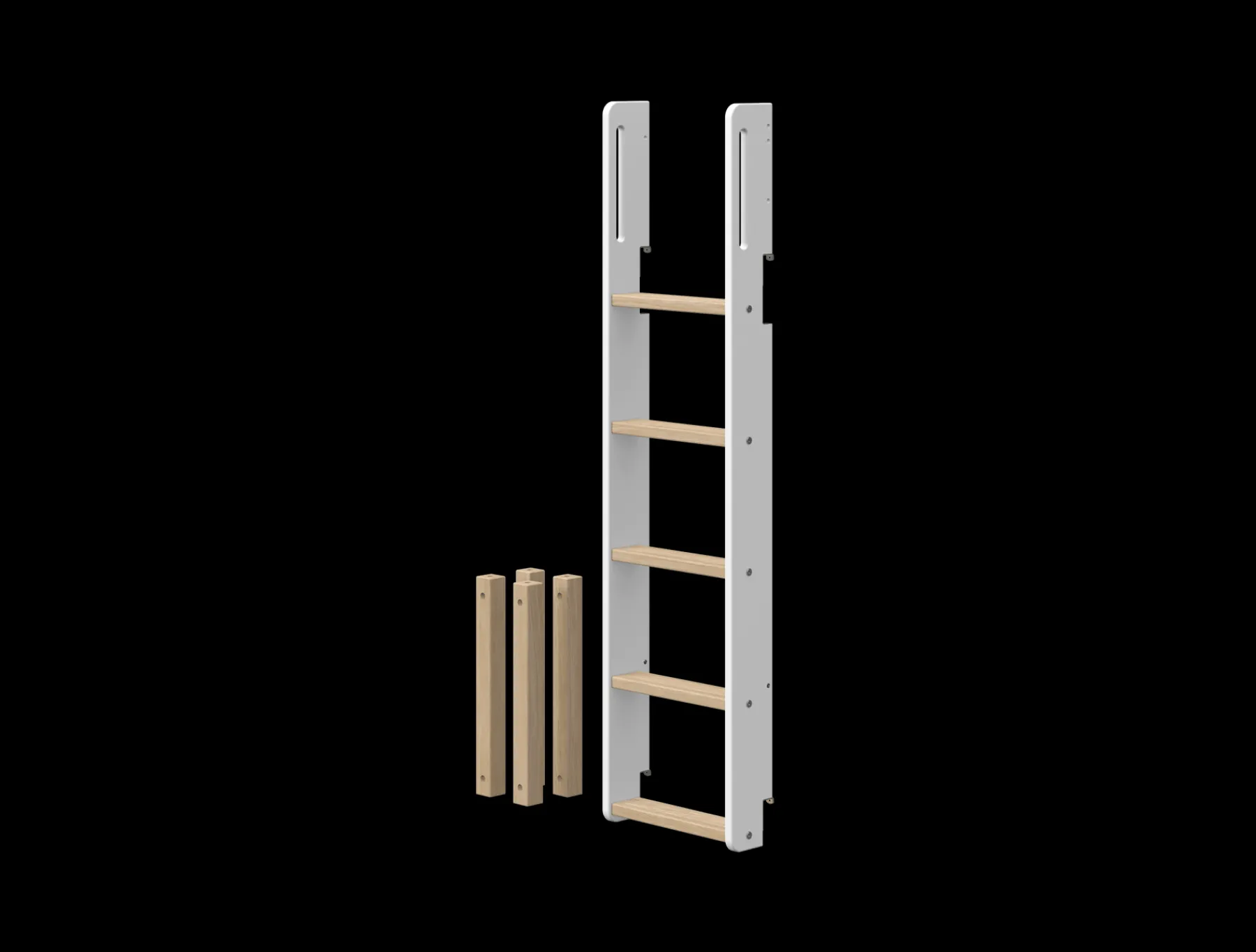 FLEXA Nor - Pfosten und Leiter für Maxi Etagenbett White/oak Best Sale