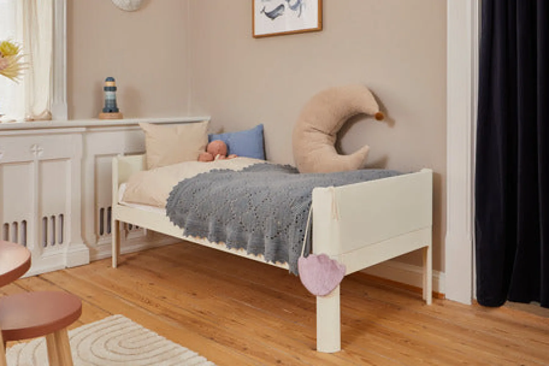 FLEXA NOVA Juniorbett, , 150x70 cm Cream Sale
