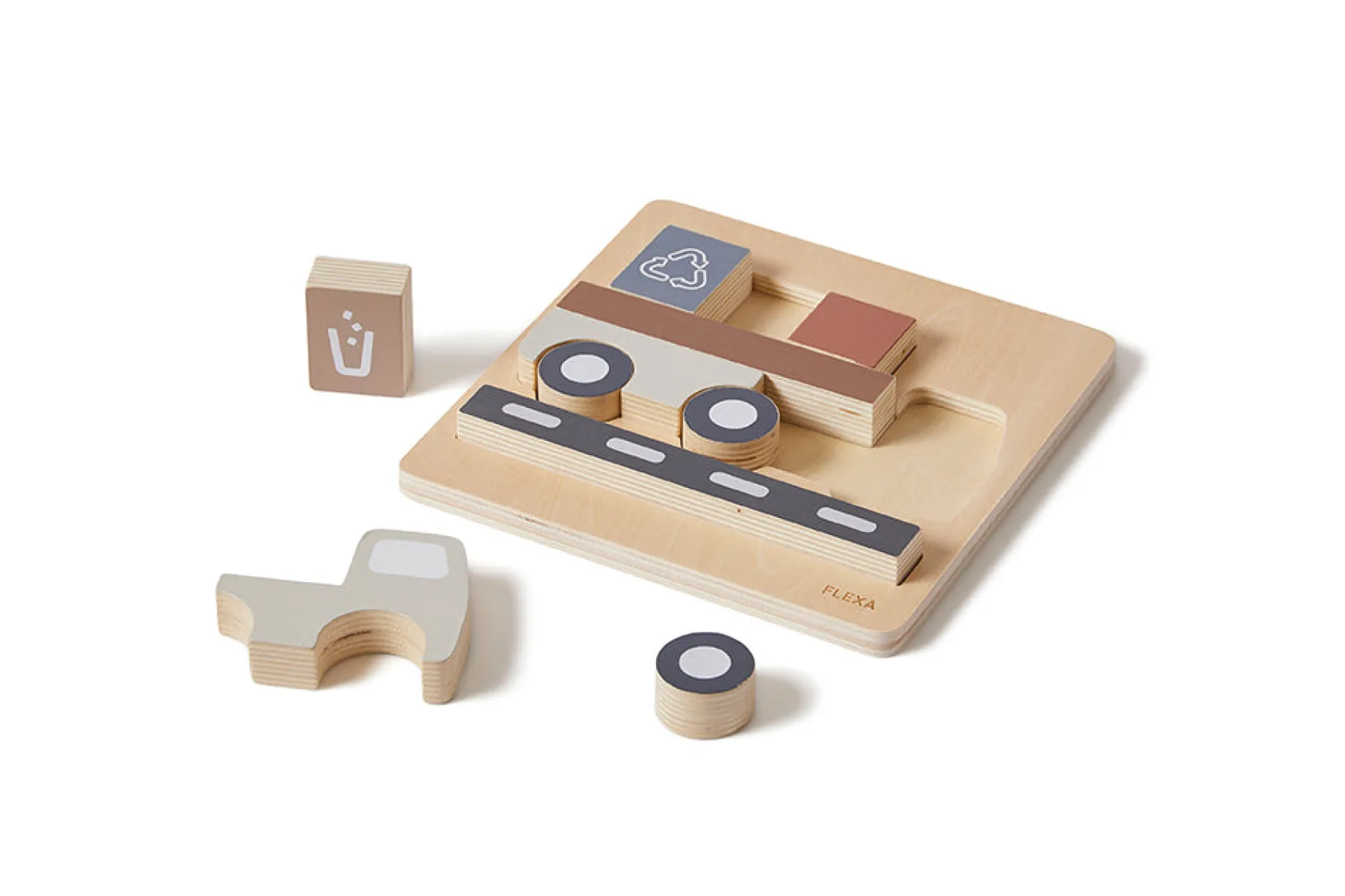 FLEXA Puzzle, LKW Multicoloured Store