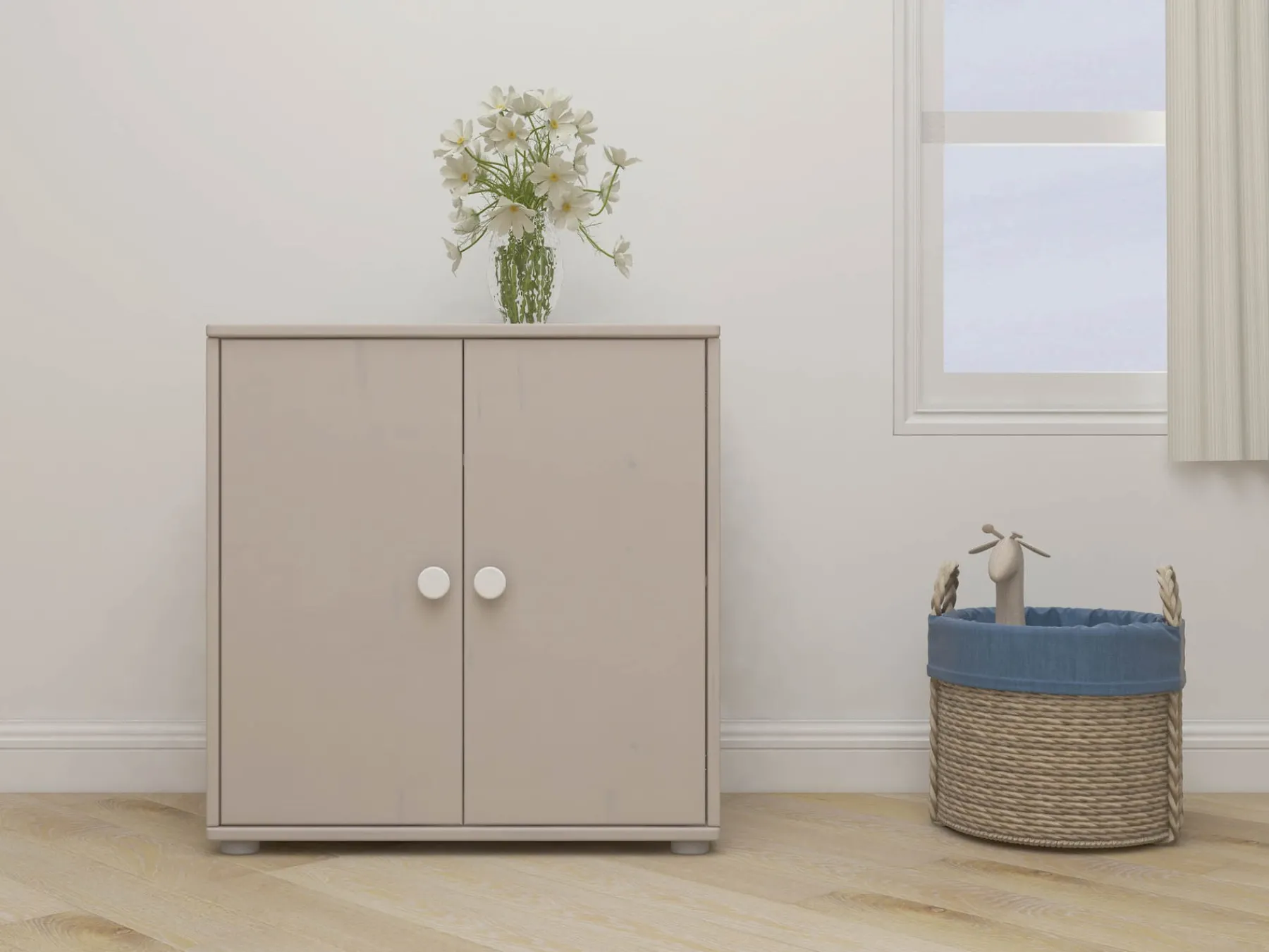 FLEXA Schrank White/greywashedpine Cheap