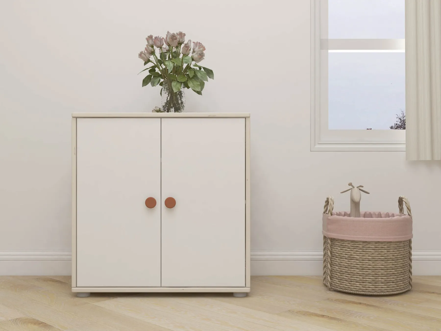 FLEXA Schrank Lightblush/whitewashedpine Store