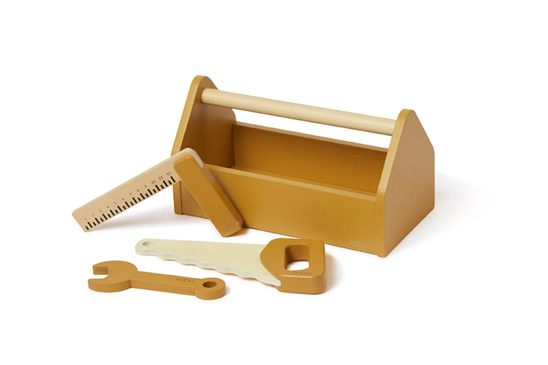 FLEXA Werkzeugkasten Mustard/birchplywood Fashion