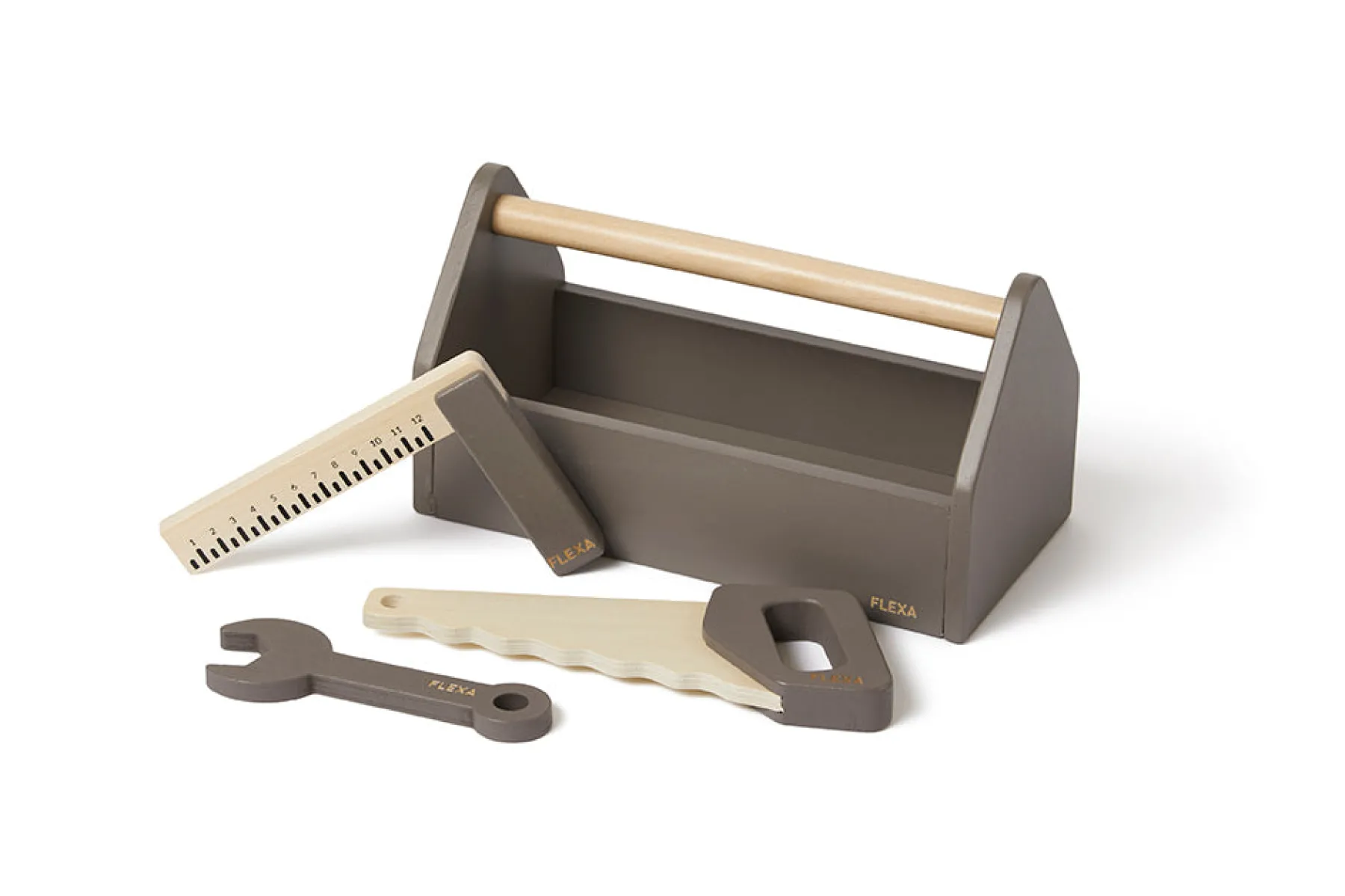 FLEXA Werkzeugkasten Dustybrown/birchplywood Sale