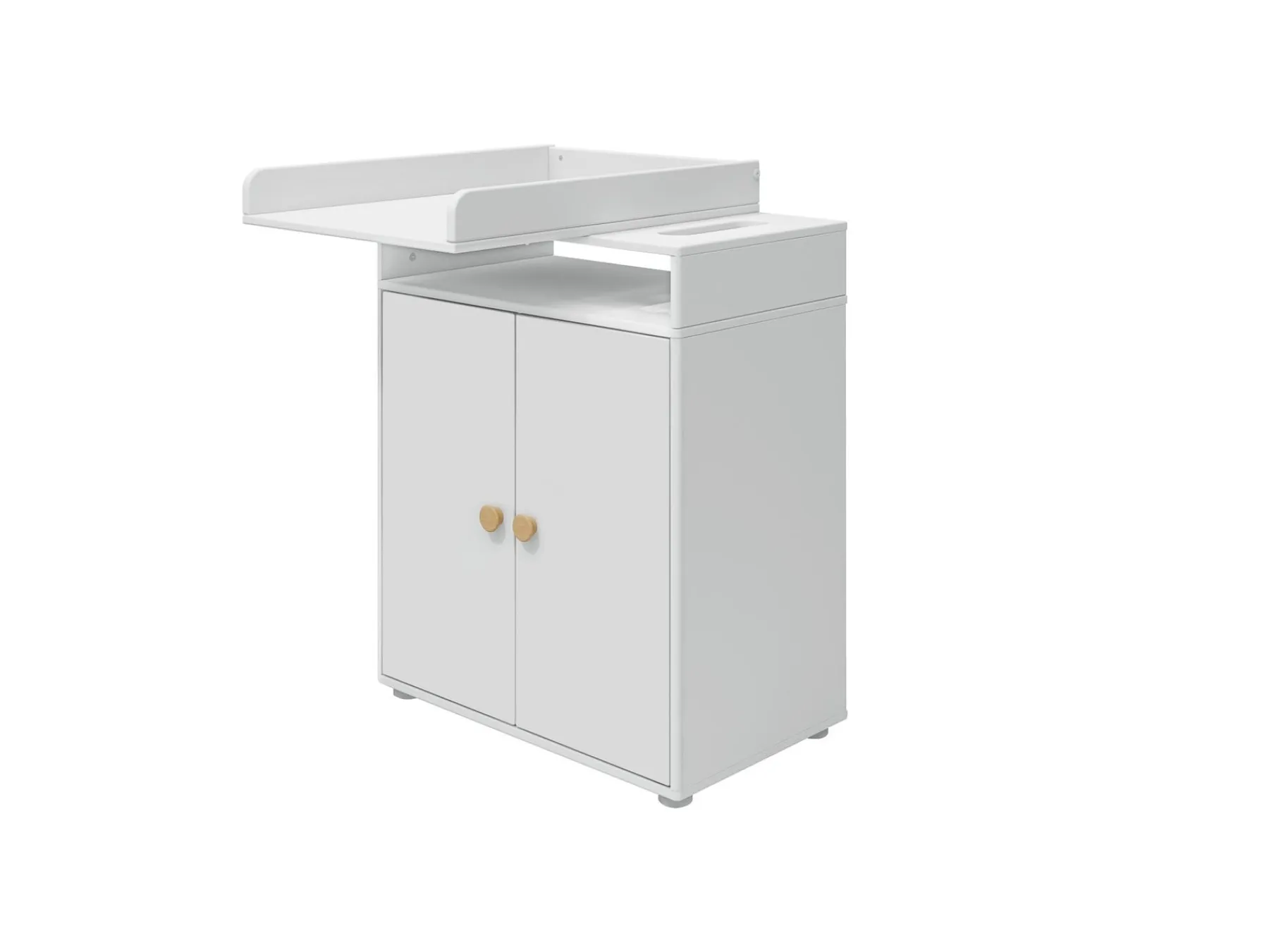 FLEXA Wickeltisch, 2 Türen White/oak Flash Sale